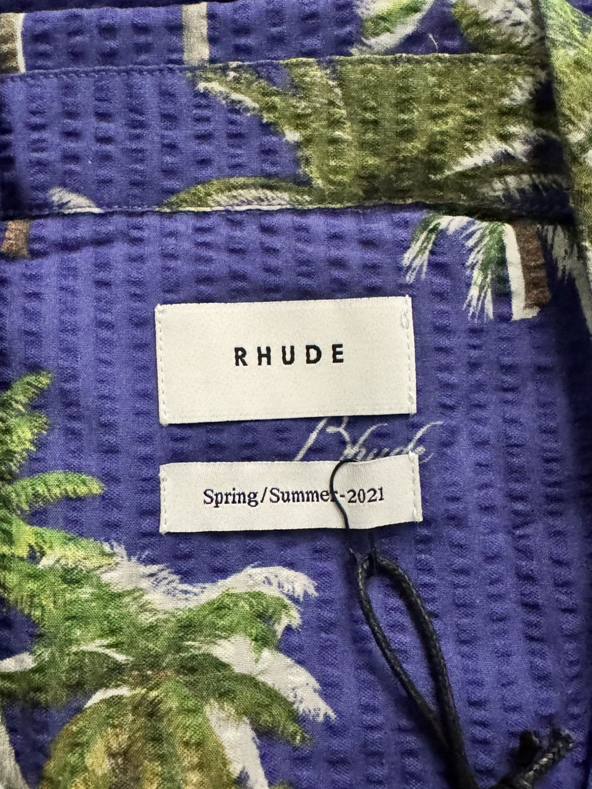 Rhude Rhude Sear Sucker Hawaiian Button Up Size US XL / EU 56 / 4 - 3 Thumbnail