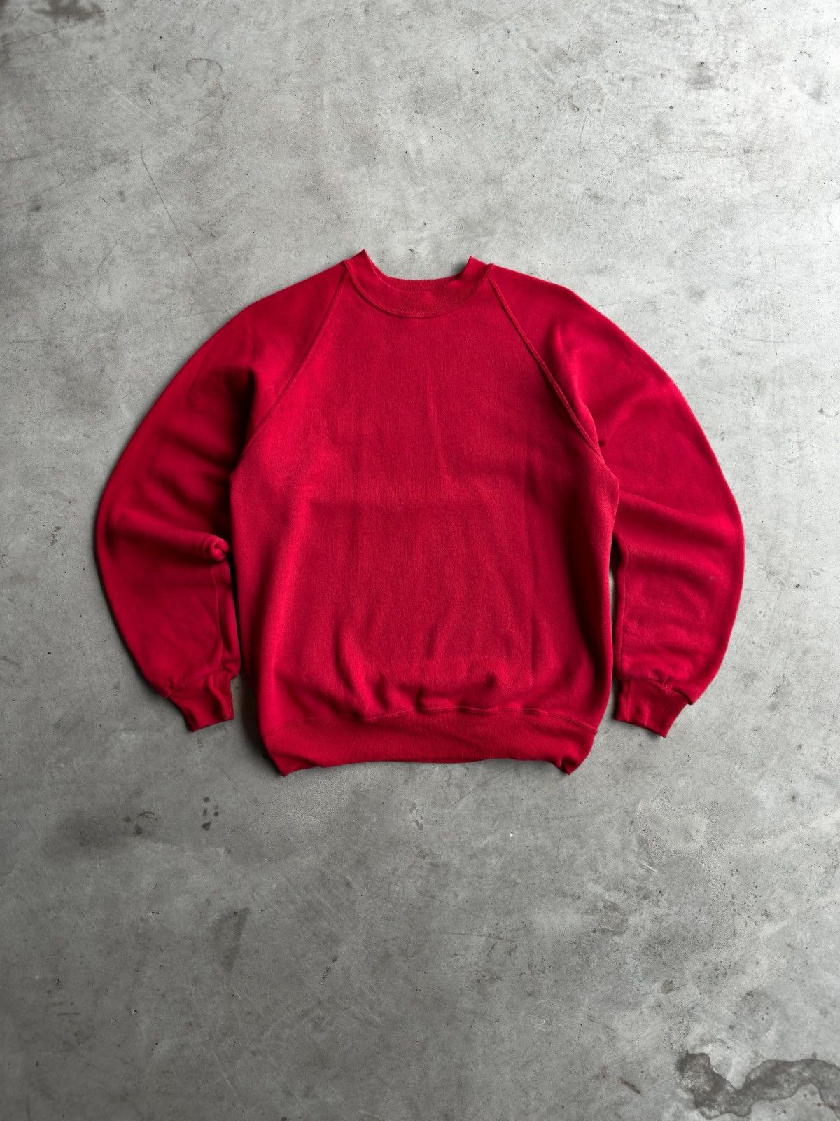 Jerzees Vintage 80s Blank Red Sweatshirt - L Size US L / EU 52-54 / 3 - 1 Thumbnail