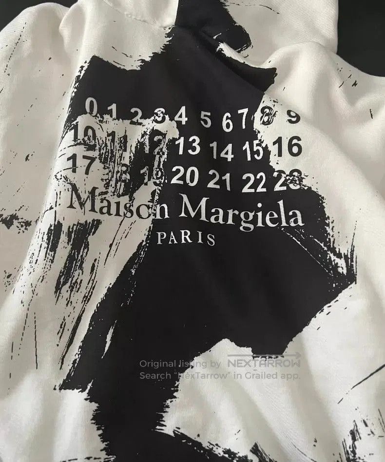 Maison Margiela Maison Margiela Ink Splatter Hoodie . Size US L / EU 52-54 / 3 - 1 Thumbnail