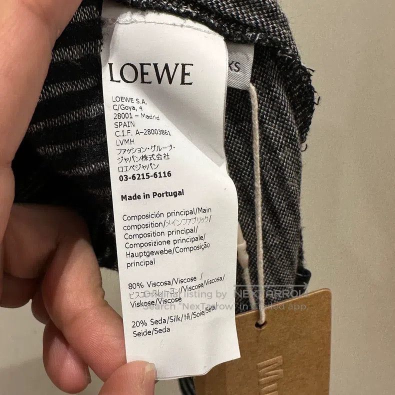 Loewe Loewe Striped High-Neck Logo Knit Top Size XS / US 0-2 / IT 36-38 - 4 Thumbnail