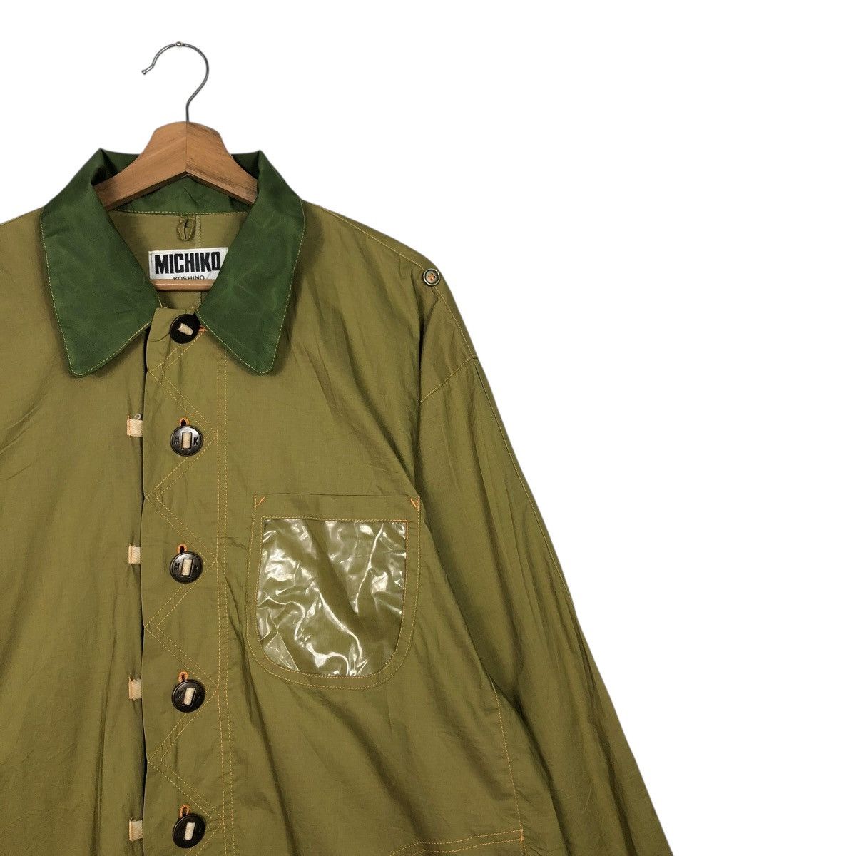Michiko Koshino 🔥VINTAGE CHORE LONG JACKET MICHIKO KOSHINO ISSEY MIYAKE Size US L / EU 52-54 / 3 - 7 Thumbnail