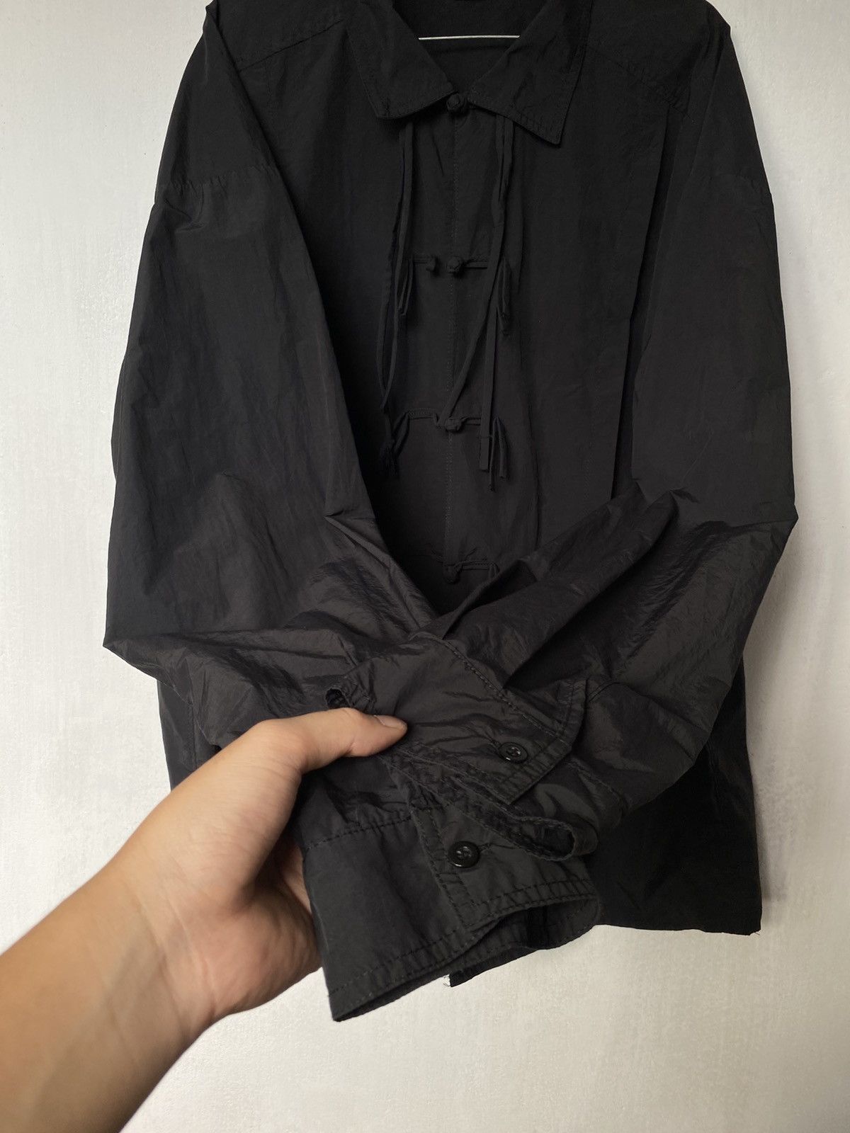 Issey Miyake Yoshiyoyi Nylon Chinese Traditional Style Shirt Size US L / EU 52-54 / 3 - 8 Thumbnail