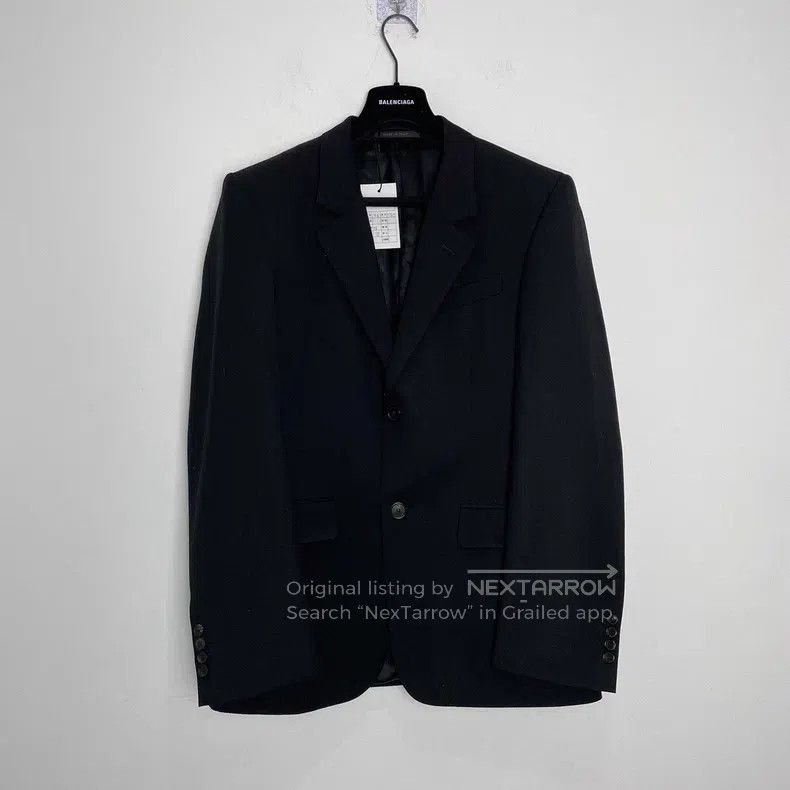 Balenciaga Balenciaga High-definition tailored suit jacket with hidde Size US S / EU 44-46 / 1 - 1 Thumbnail