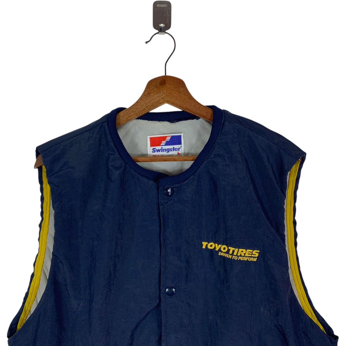 Vintage VINTAGE TOYO TIRES LIGHT VEST JACKET Size US L / EU 52-54 / 3 - 2 Thumbnail