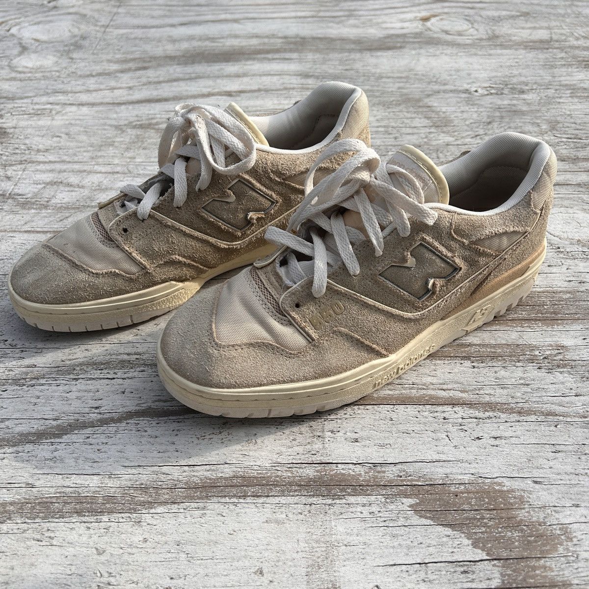 Aime Leon Dore × New Balance ALD x New Balance 550s Tan Size 9.5 Size US 9.5 / EU 42-43 - 3 Thumbnail