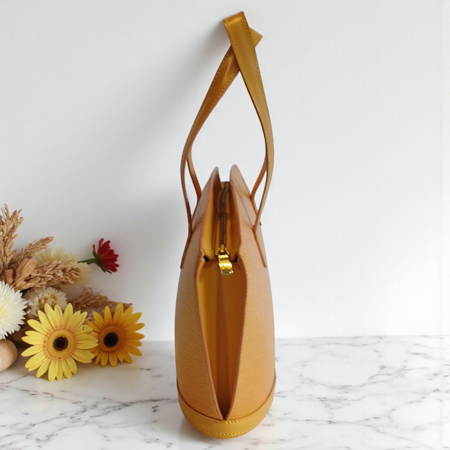 Louis Vuitton Louis Vuitton Epi Saint Jacques Handbag Yellow with Dust Bag Size ONE SIZE - 3 Thumbnail
