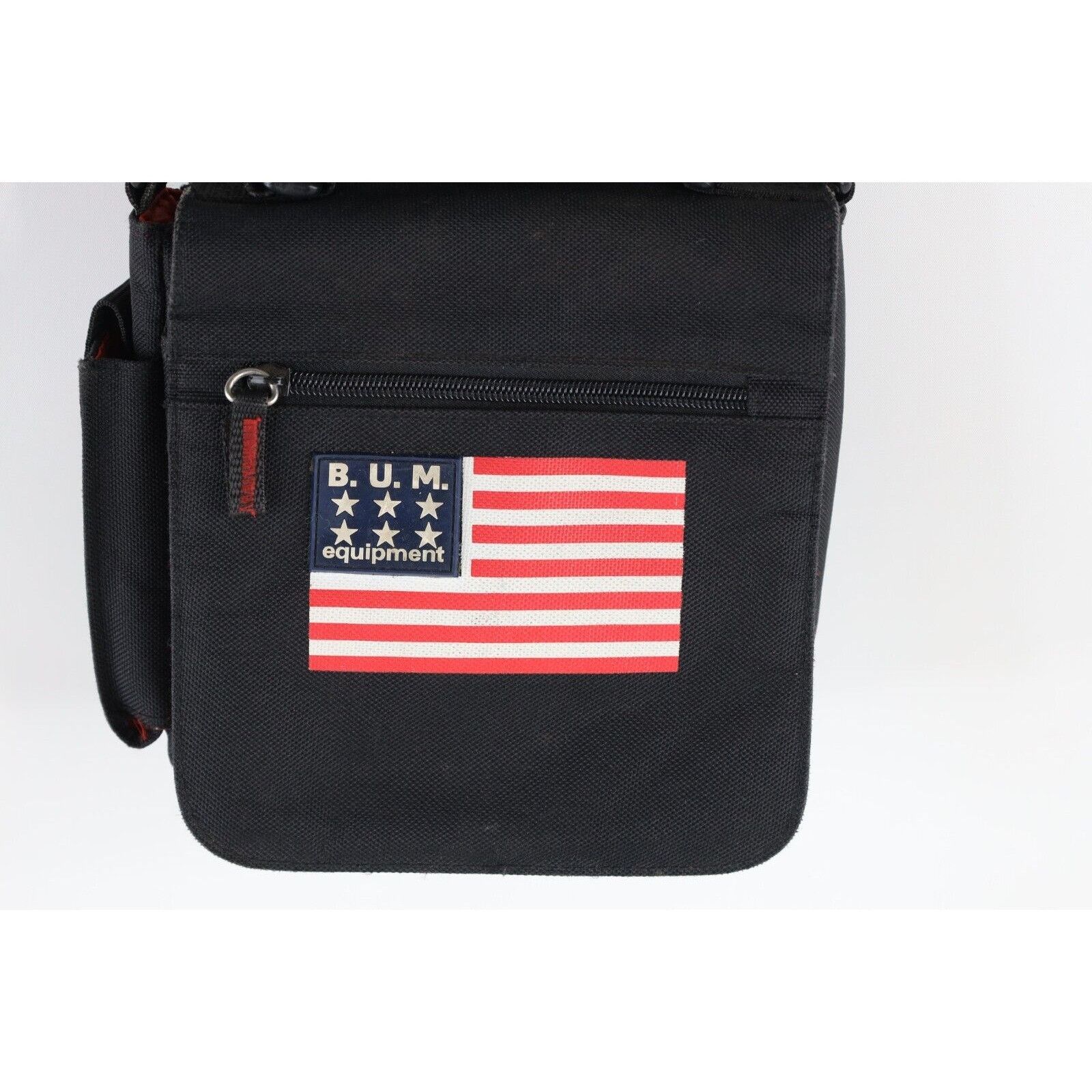 Vintage Vintage 90s Bum Equipment Spell Out USA Flag Distressed Bag Size ONE SIZE - 2 Thumbnail