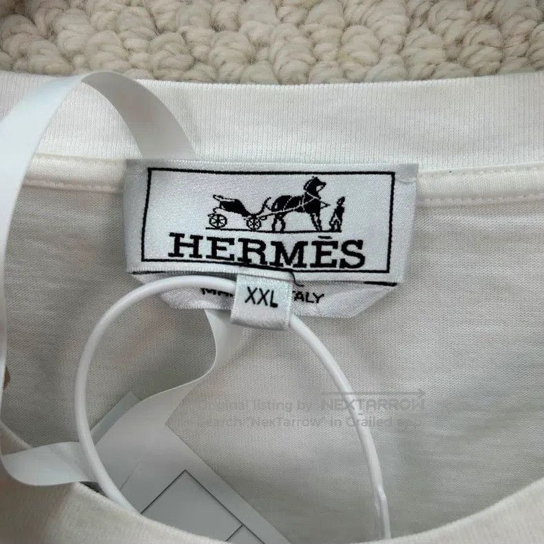 Hermes Hermes White 3D Magic Cube Short Sleeve Size XXL / US 16-18 / IT 52-54 - 3 Thumbnail