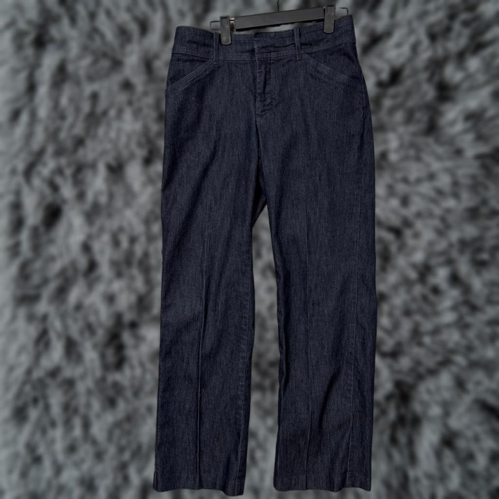 Lee Lee Womens Size 6 Jeans Blue Dark Wash Straight Leg Denim Stretch 30x30 Size 28" / US 6 / IT 42 - 1 Thumbnail