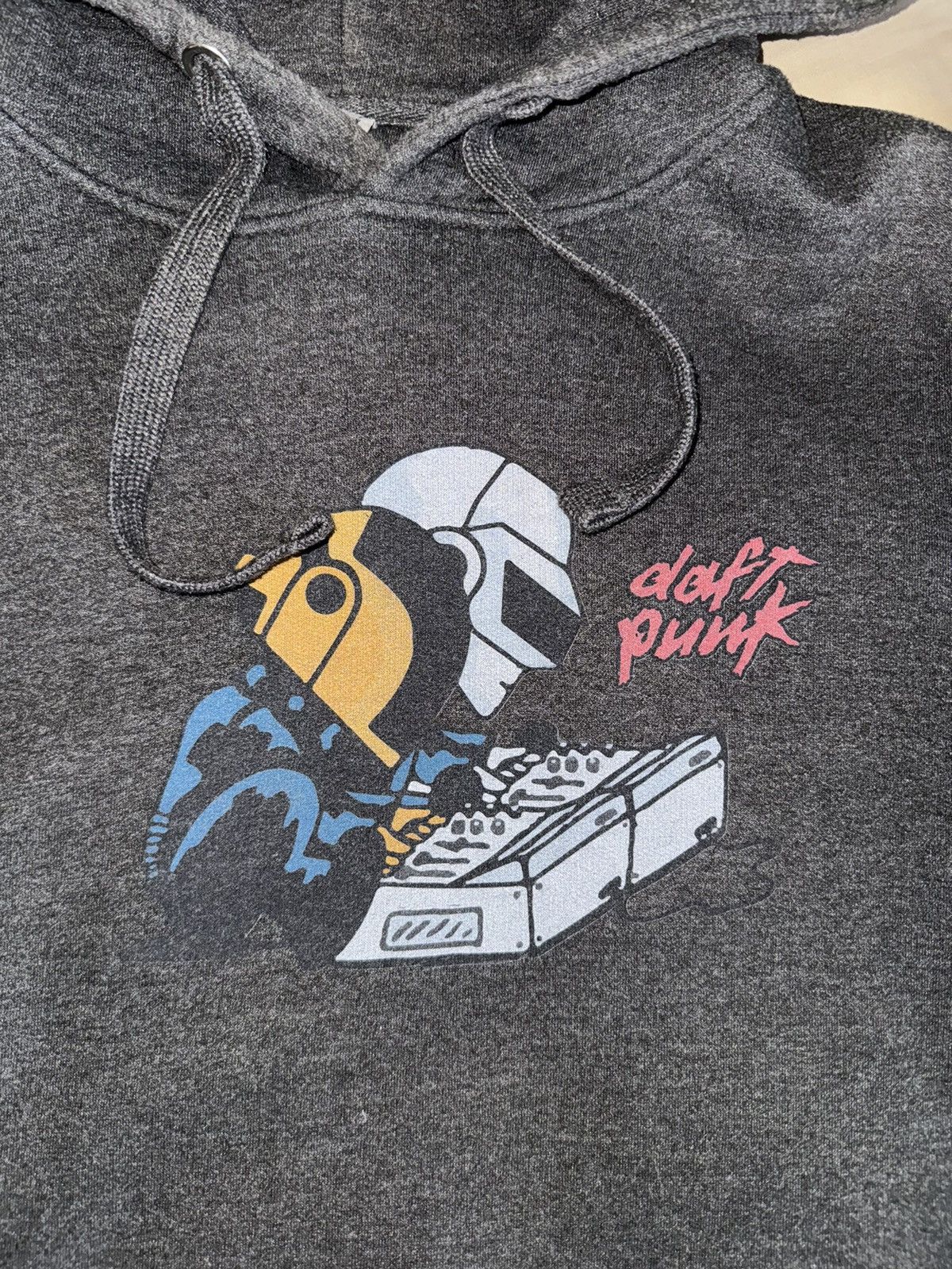 Band Tees Daft Punk Band Hoodie Size Medium- Dark Gray Size US M / EU 48-50 / 2 - 2 Thumbnail