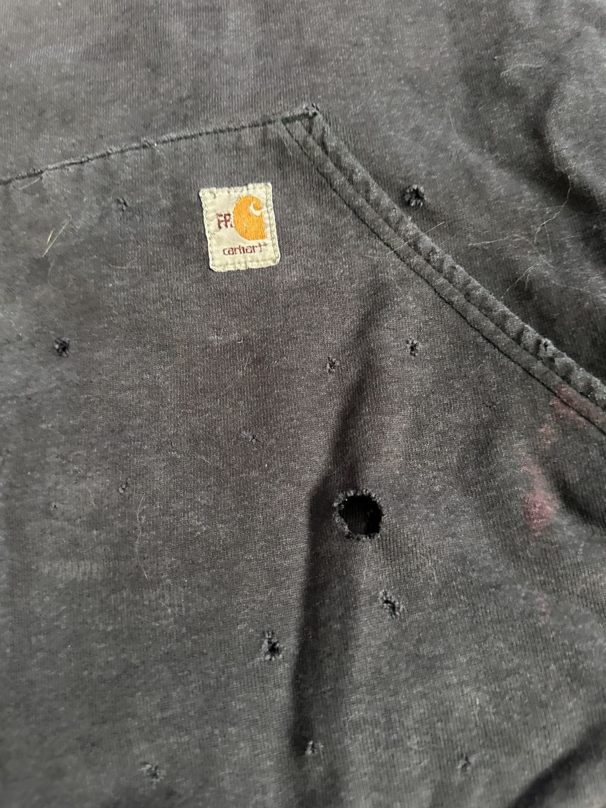 Carhartt Vintage cut off Carhartt hoodie Size US XXL / EU 58 / 5 - 1 Thumbnail