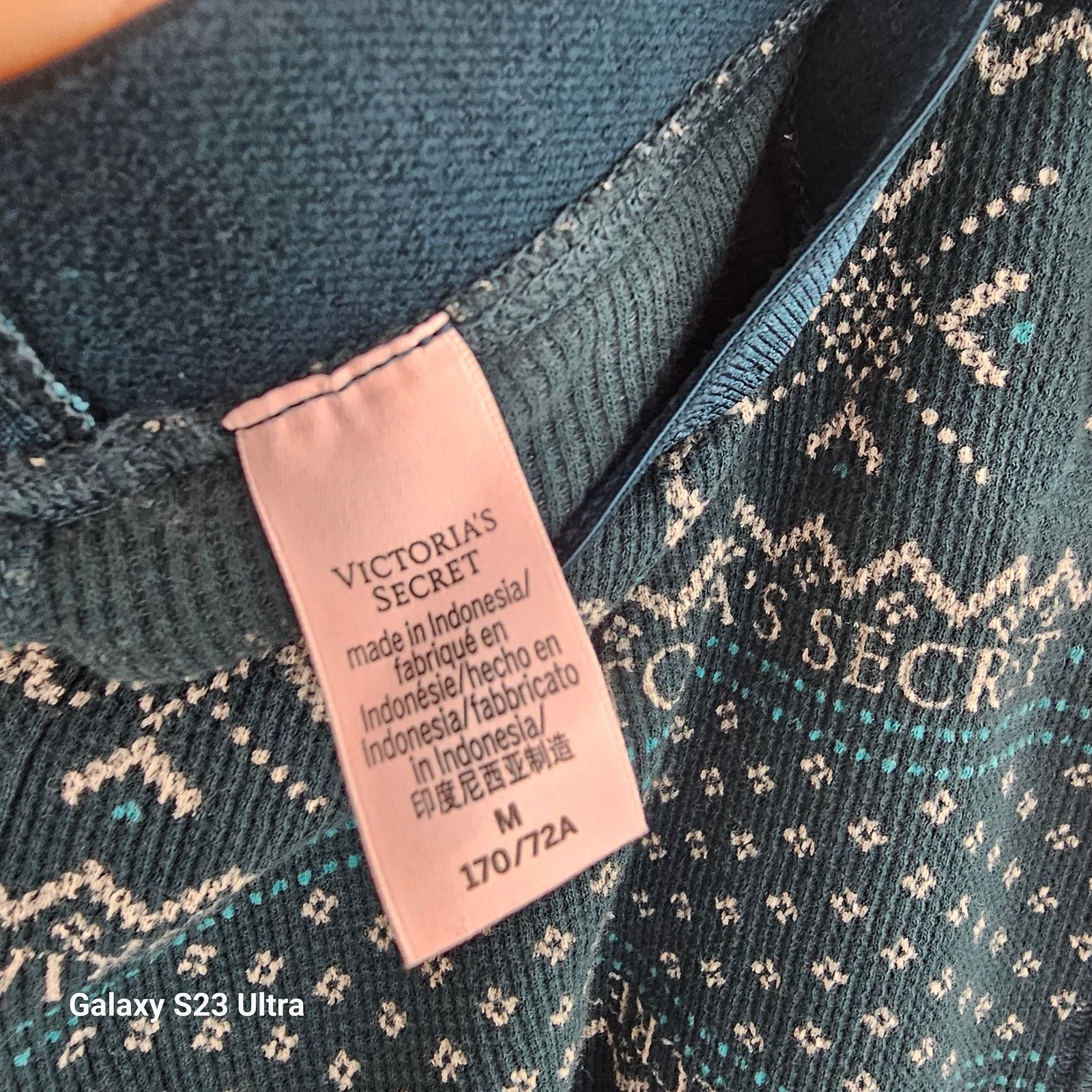 Victoria's Secret Victorias Secret Womens Nordic Fair Isle 2Pc Pajama Set Size 30" / US 8 / IT 44 - 7 Thumbnail