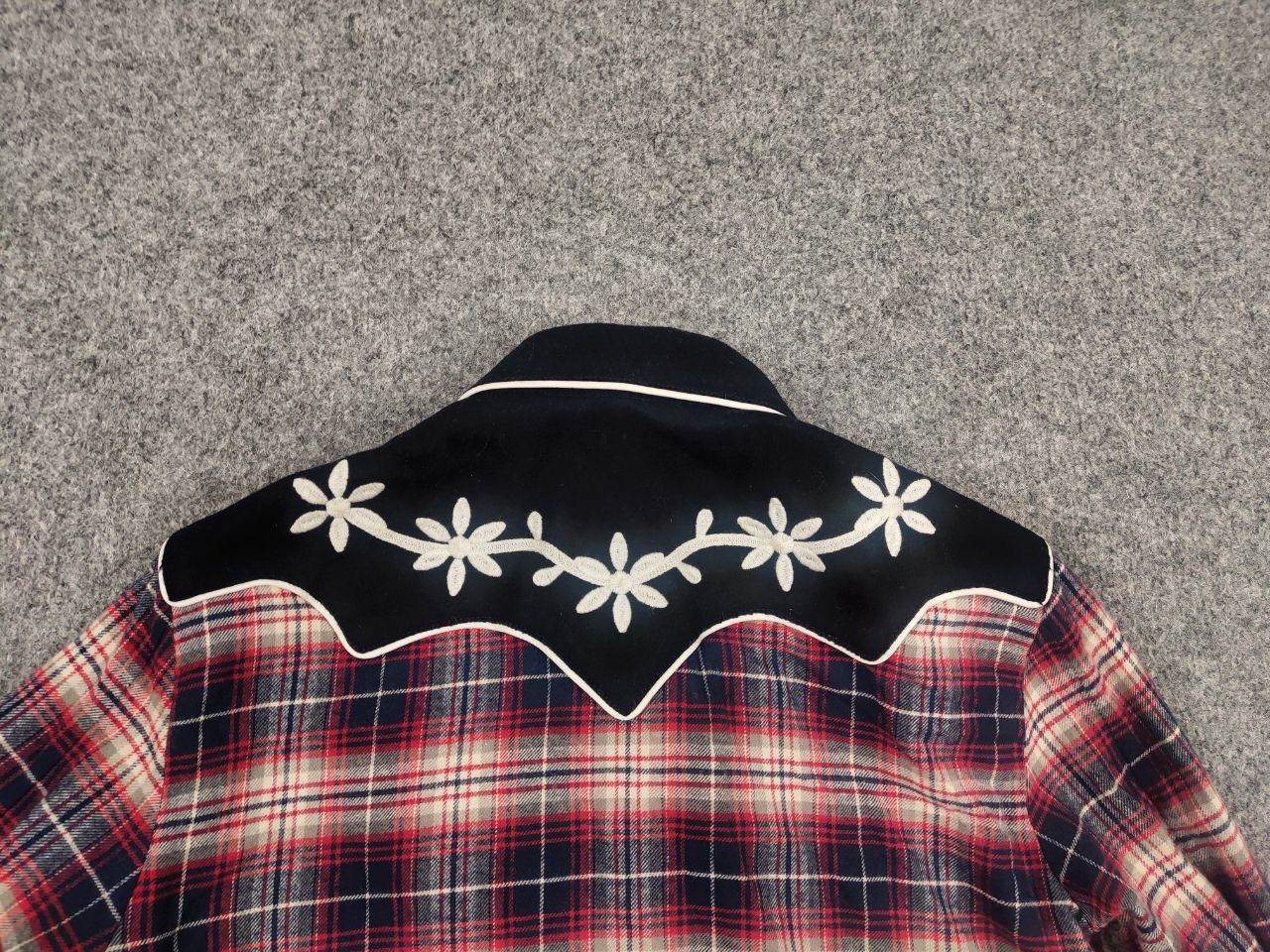 Dsquared2 Dsquared2 Brushed Cotton Flannel Western Button Shirt In Red Size US S / EU 44-46 / 1 - 12 Thumbnail