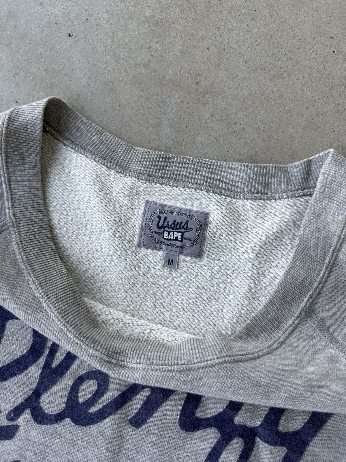 Bape Vintage A Bathing Ape Ursus Plenty Tough Bape Crewneck Size US M / EU 48-50 / 2 - 4 Thumbnail