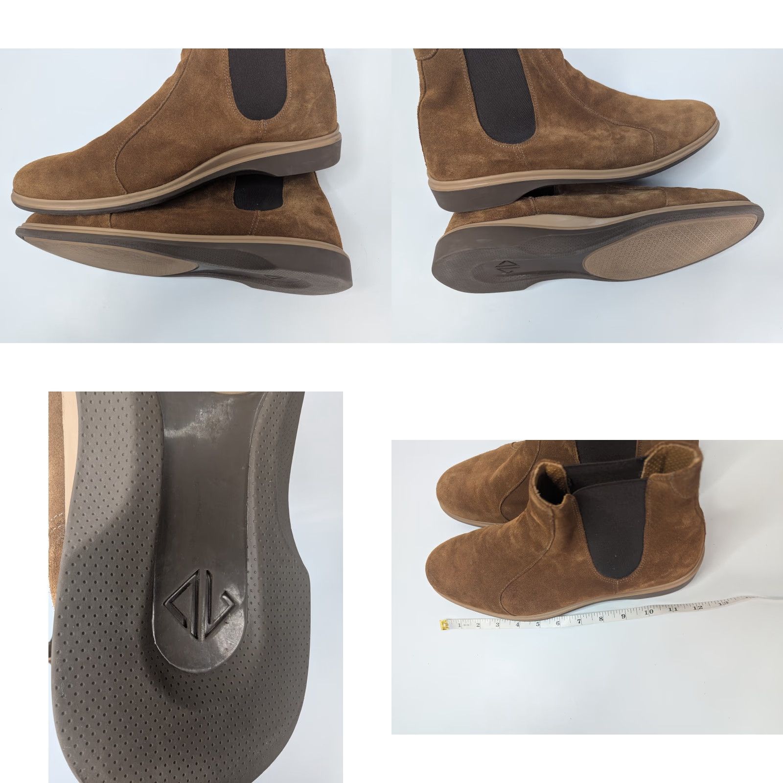 Lumberjack Amberjack Chelsea Boot Men Size 12 Grizzly Brown Suede Leather Lining Insole Outsole Handmade Winter Comfortable Leather Chelsea Boots Mens Size US 12 / EU 45 - 8 Thumbnail