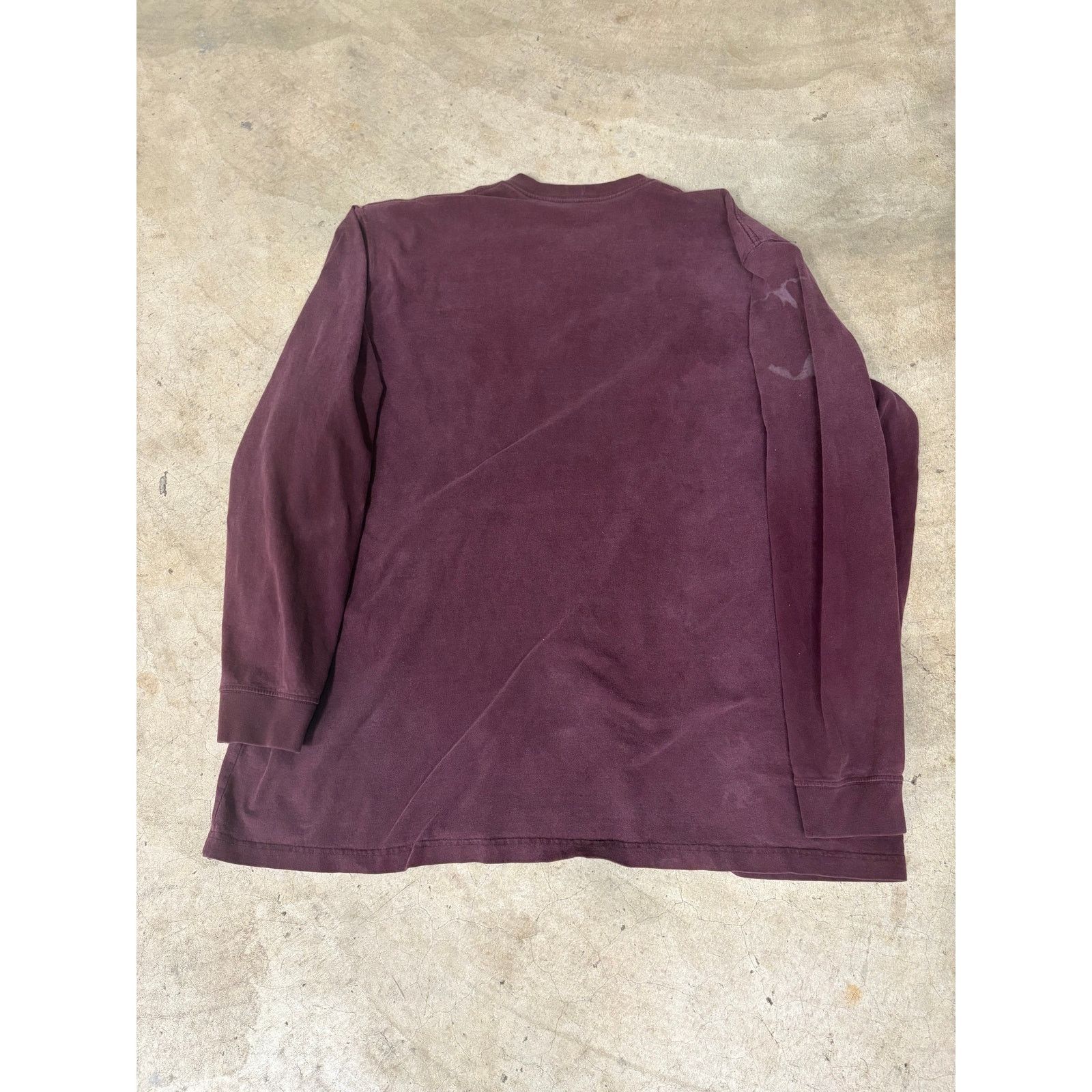 Carhartt Vintage x Carhartt Mens Long Sleeve Burgundy Tee 2XL Size US XXL / EU 58 / 5 - 6 Thumbnail