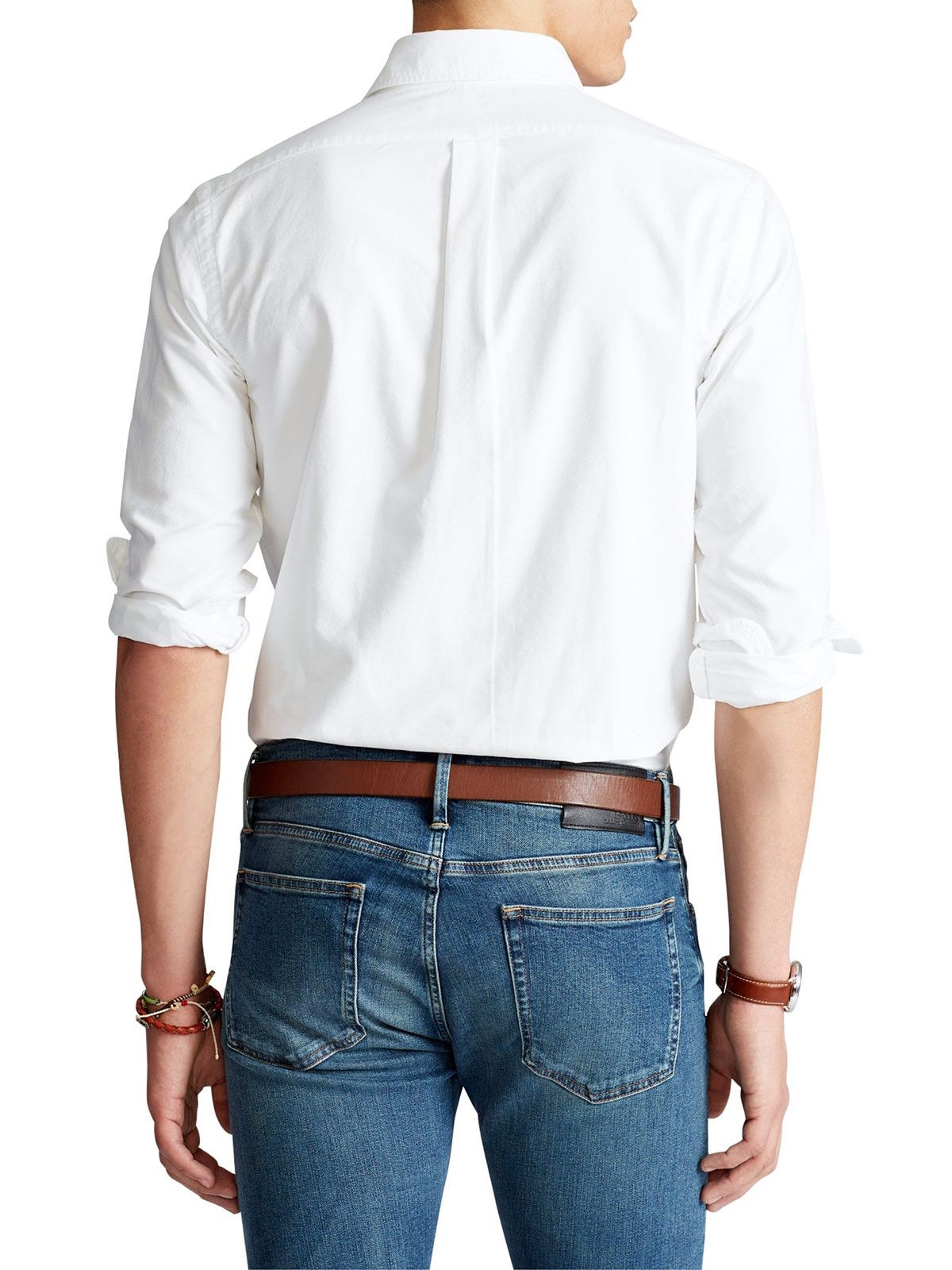 Polo Ralph Lauren o1s22i1n0125 Custom Fit Shirt in White Size US L / EU 52-54 / 3 - 2 Thumbnail