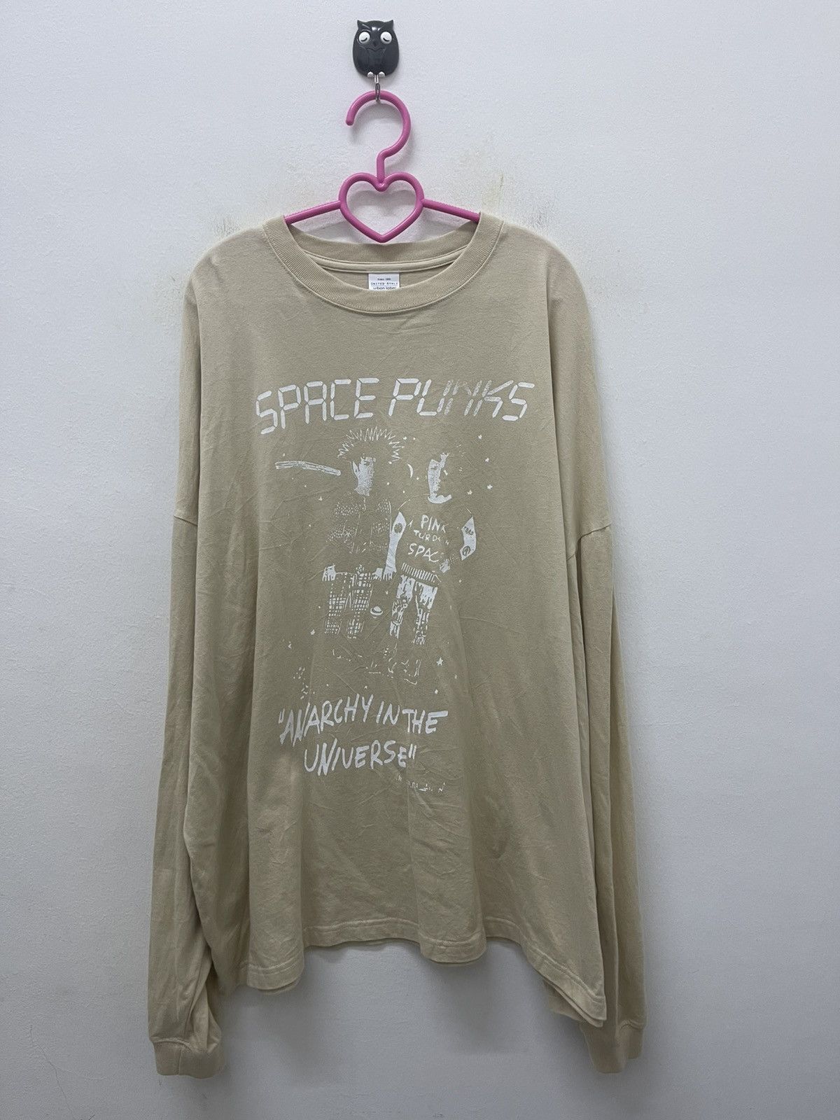 Japanese Brand Rare Vintage SPACE PUNKS Anarchy In The Universe Loose Tee Size US XL / EU 56 / 4 - 1 Thumbnail