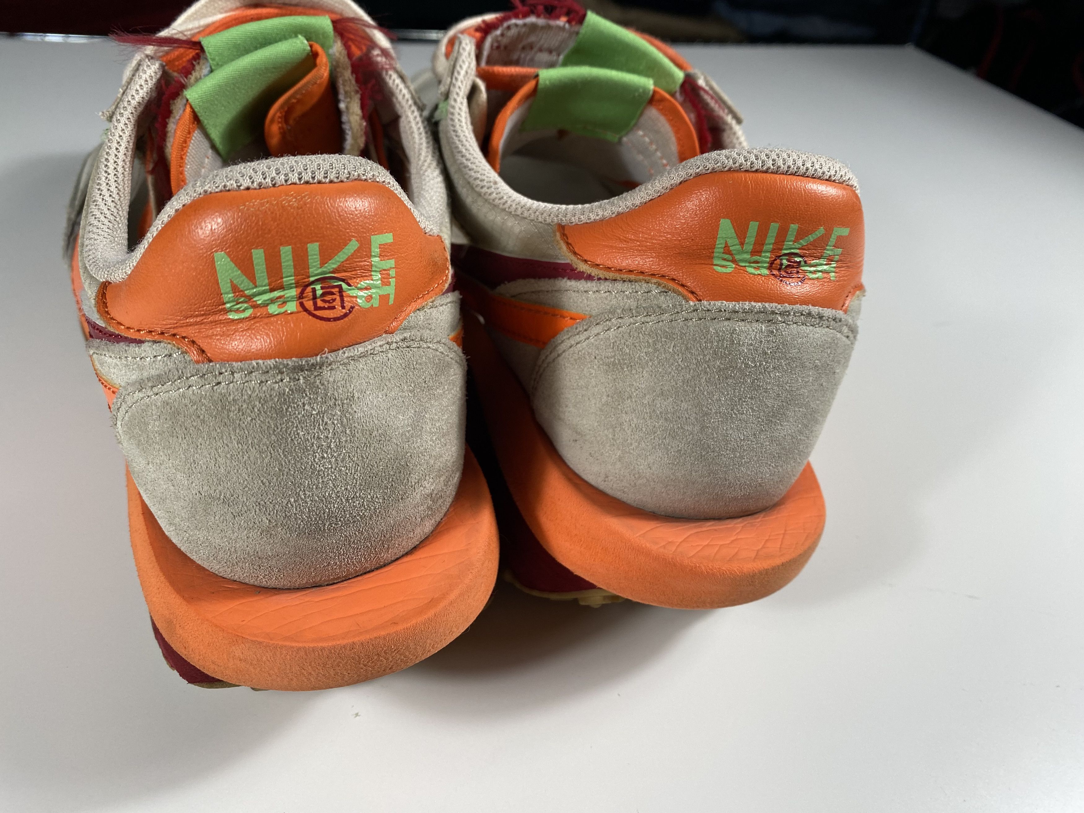 CLOT × Nike × Sacai LDWaffle x sacai x CLOT x Nike 'Orange Blaze' Size US 10 / EU 43 - 7 Thumbnail