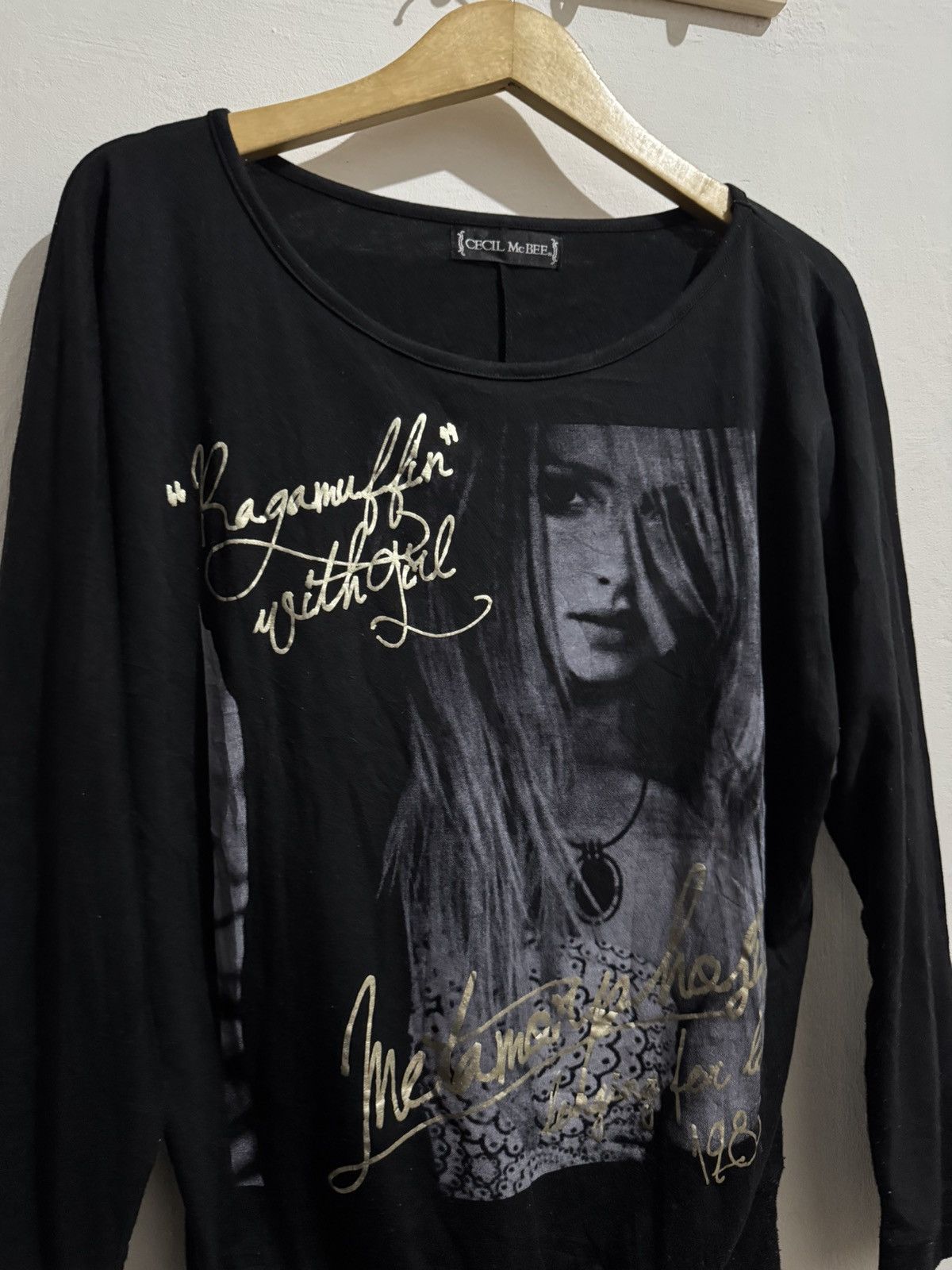 Hysteric Glamour × If Six Was Nine × Japanese Brand Y2K Cecil McBee "Hysteric Style" ifsixwasnine longsleeve Size M / US 6-8 / IT 42-44 - 3 Thumbnail