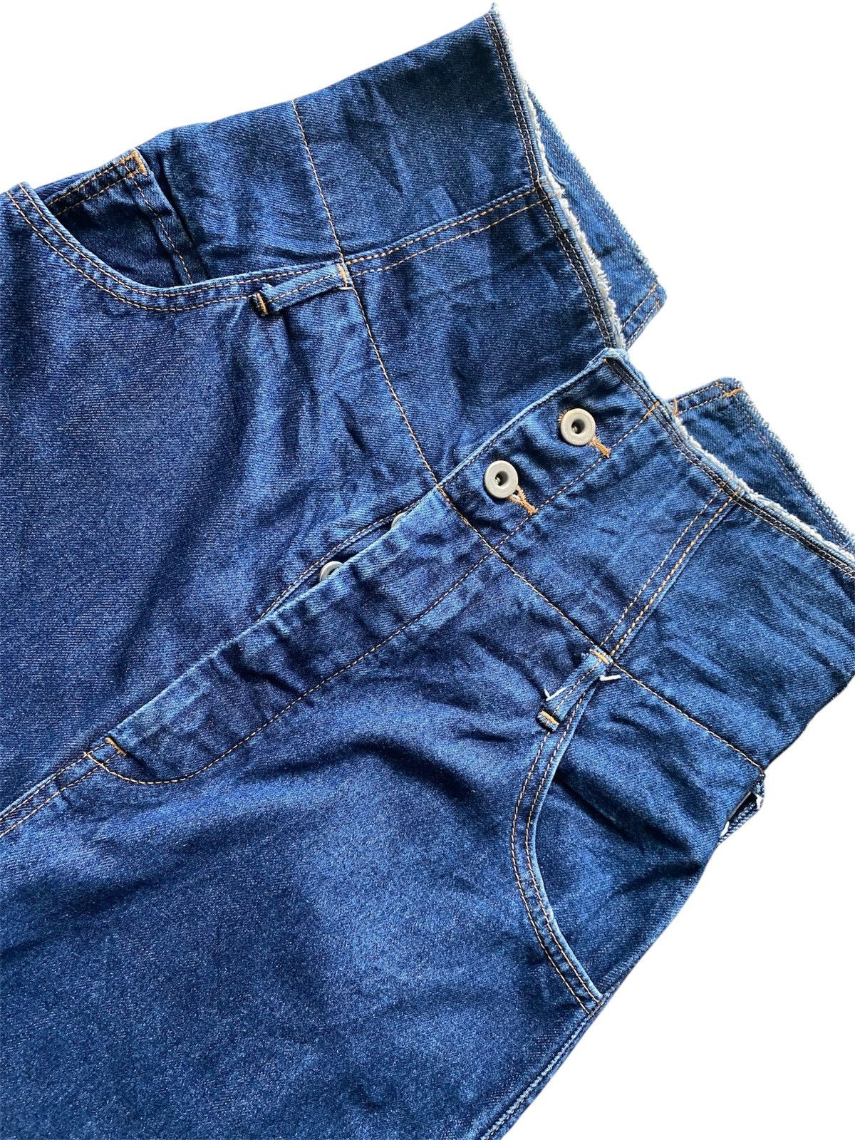 Johnbull Vintage Japan Johnbull High-Rise Wide Leg Denim Pants Size US 30 / EU 46 - 3 Thumbnail