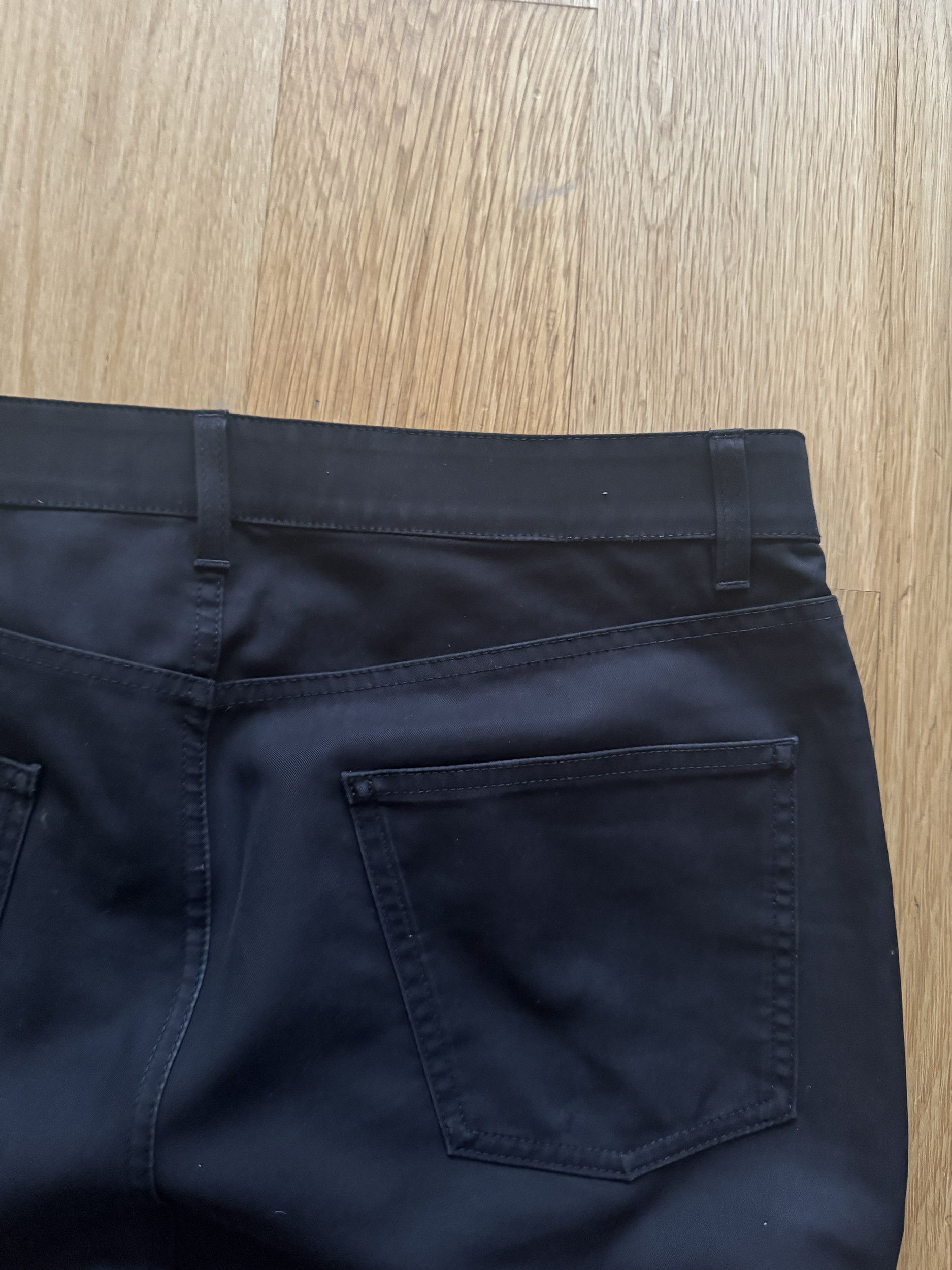 Valentino Valentino Black Five-Pocket Cotton Gabardine Pants Size US 34 / EU 50 - 5 Thumbnail