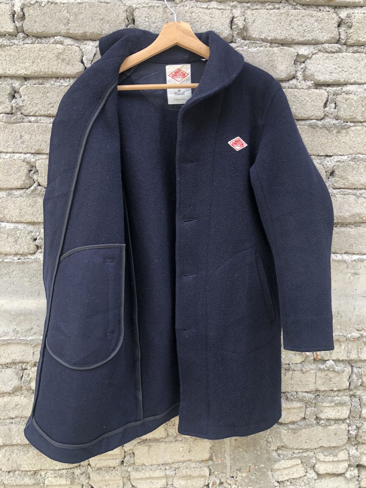 Danton × Japanese Brand Vintage Danton Vetements De Travails Wool Trench Coat Size US M / EU 48-50 / 2 - 3 Thumbnail
