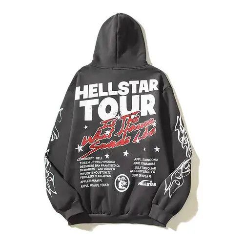 Japanese Brand Retro Street Hip Hop Creative Letter Print Hooded Sweatshirt Size US XL / EU 56 / 4 - 8 Thumbnail