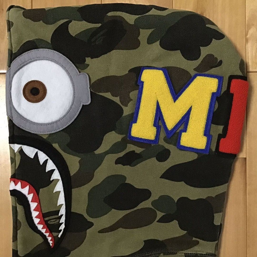 Bape BAPE × Minions Shark full zip Hoodie 1st camo a bathing ape Size US M / EU 48-50 / 2 - 5 Thumbnail
