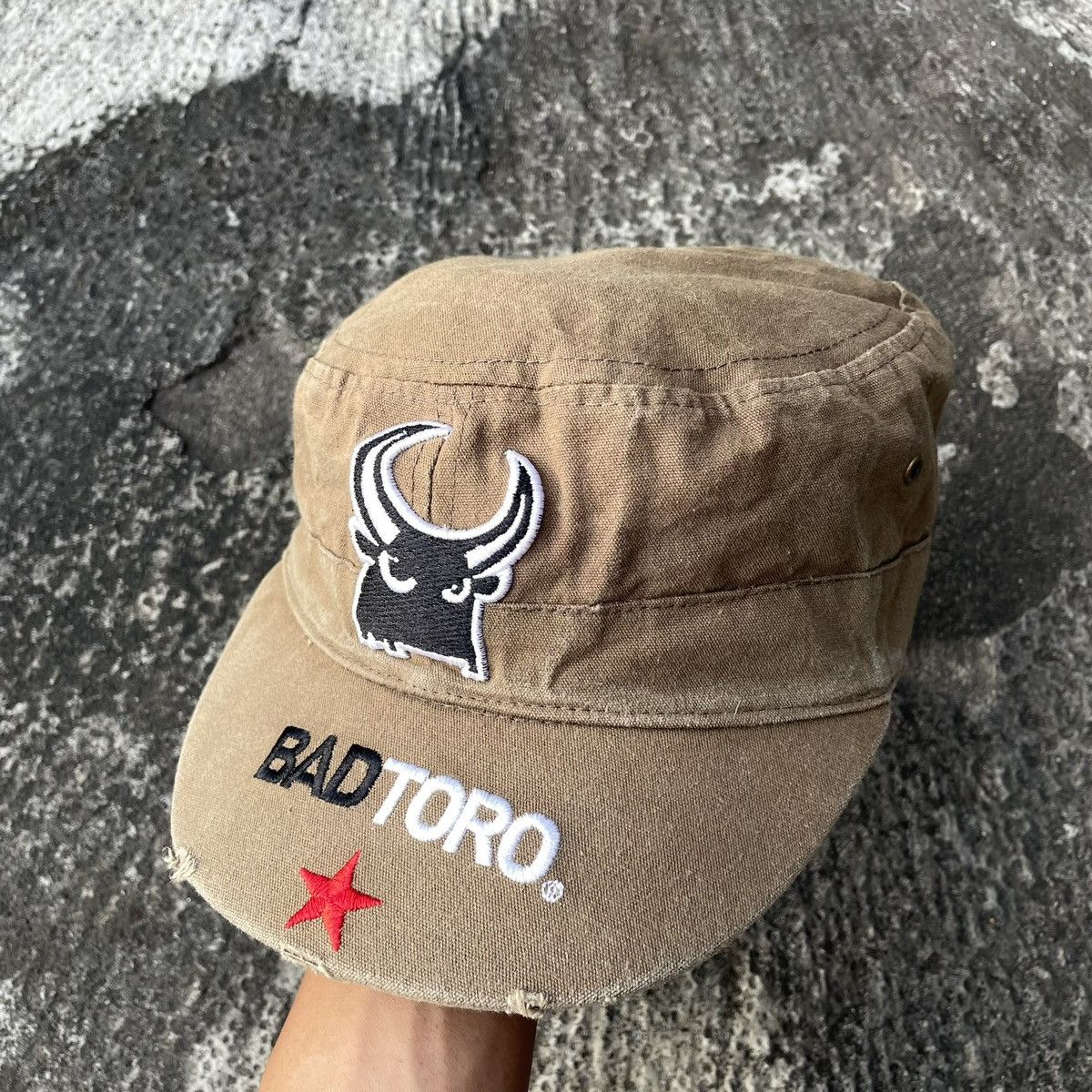 Hypebeast SICK.. distressed cadet hat by lordi negues Size ONE SIZE - 2 Thumbnail