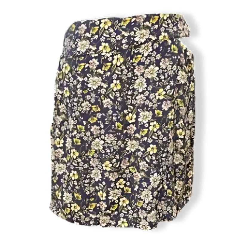Other Elodie Straight Skirt Floral Belted Metal Ring Multicolor L Size 32" / US 10 / IT 46 - 1 Thumbnail