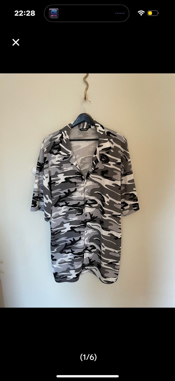 Balenciaga Camo shirt Size US XL / EU 56 / 4 - 1 Thumbnail