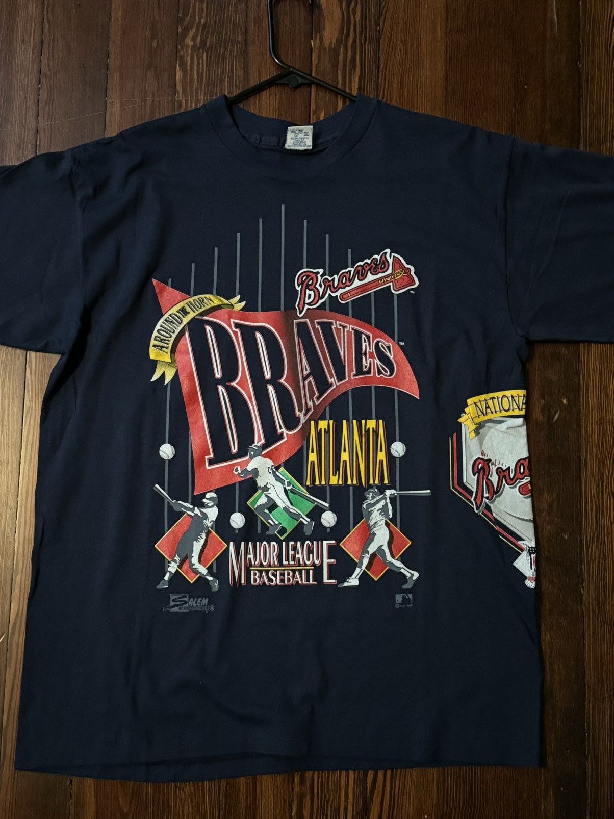 Vintage Vintage 1992 Atlanta Braves Salem AOP Wrap Around Size US XL / EU 56 / 4 - 1 Thumbnail