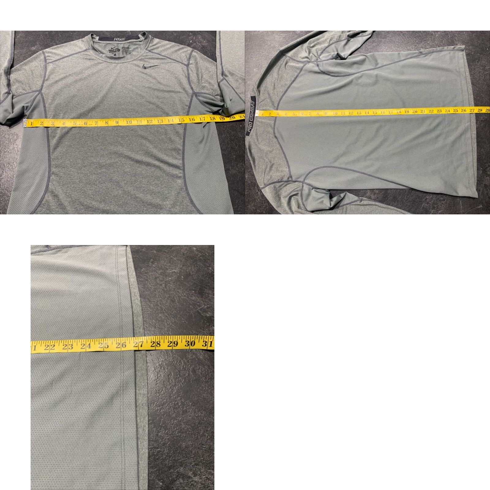 Nike Nike Dri-FIT Long Sleeve Shirt Mens M Gray Athletic Performance Gym Tee Logo Outdoor Sports Size US M / EU 48-50 / 2 - 8 Thumbnail