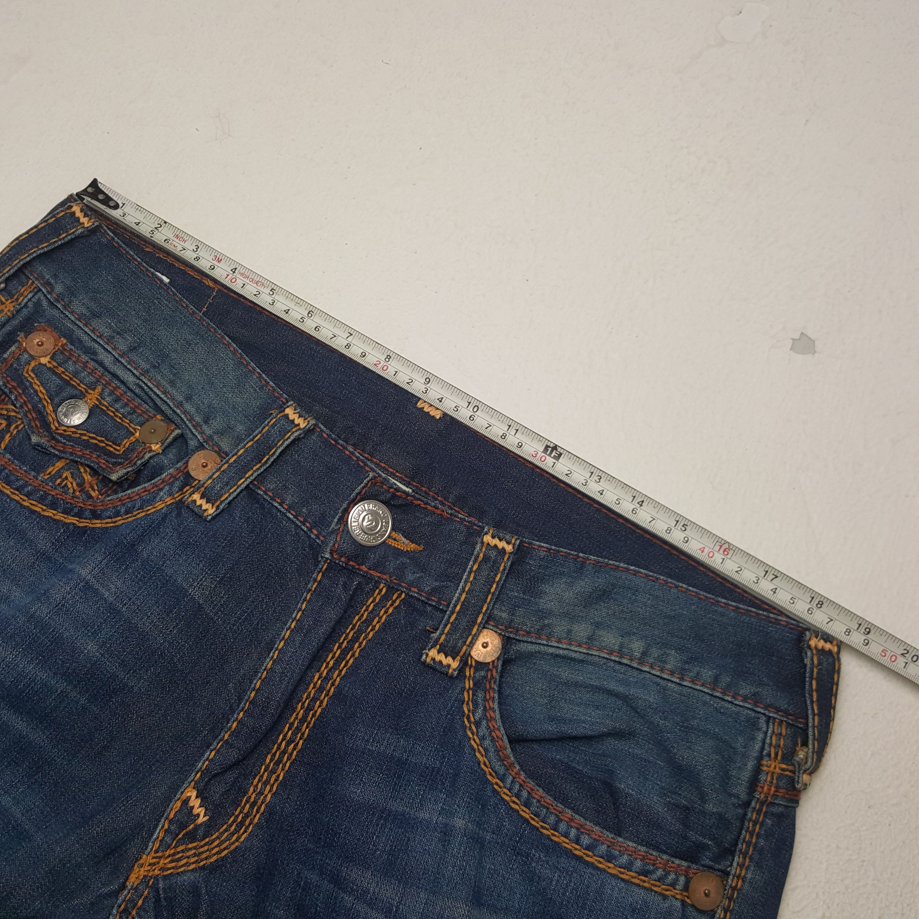 True Religion × Vintage Vintage True Religion USA Denim Jeans Size US 37 - 7 Thumbnail