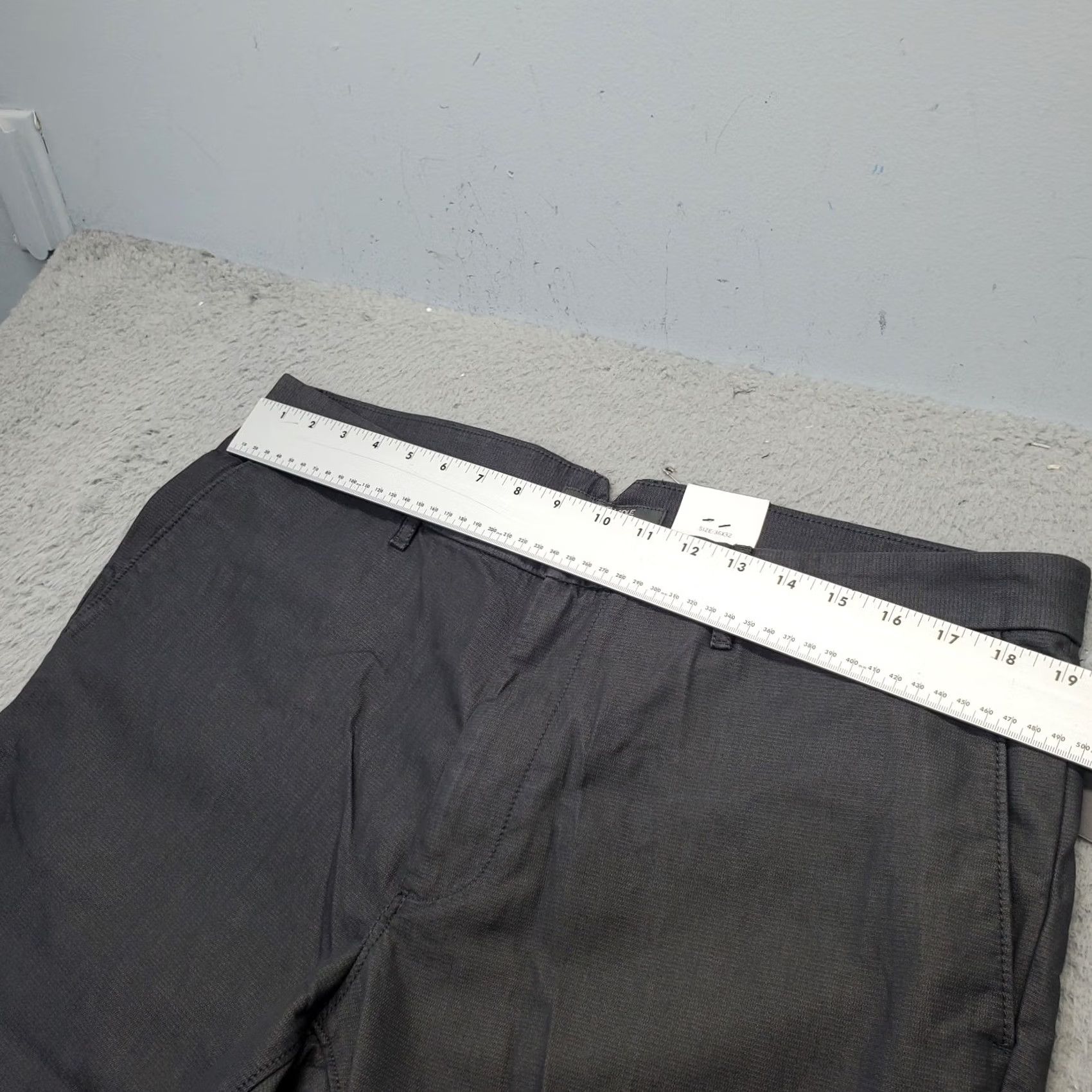 Kenneth Cole Kenneth Cole Reaction Pants Mens 36 Gray 36x32 Flat Front Slim Fit Straight Leg Size US 36 / EU 52 - 5 Thumbnail