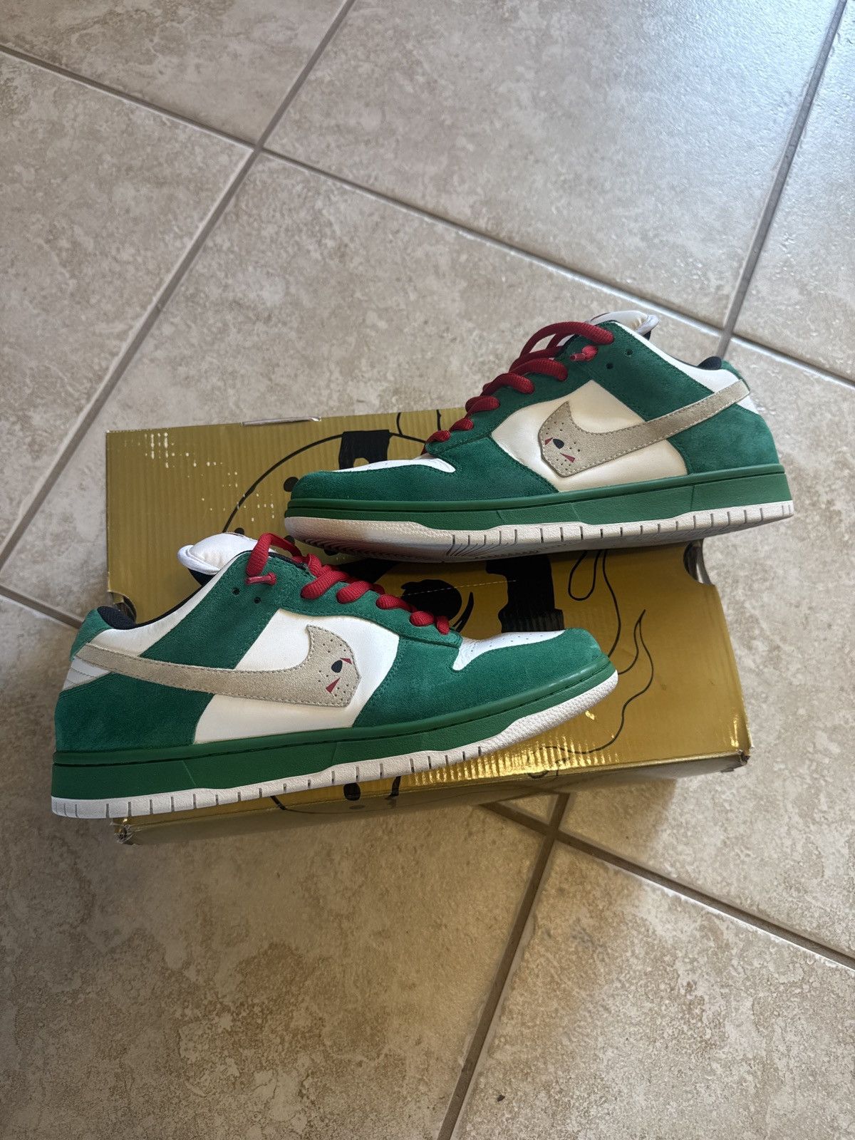 Athletic Shoes Warren Lotas Green Dunks Warren Lotas Jason Dunks