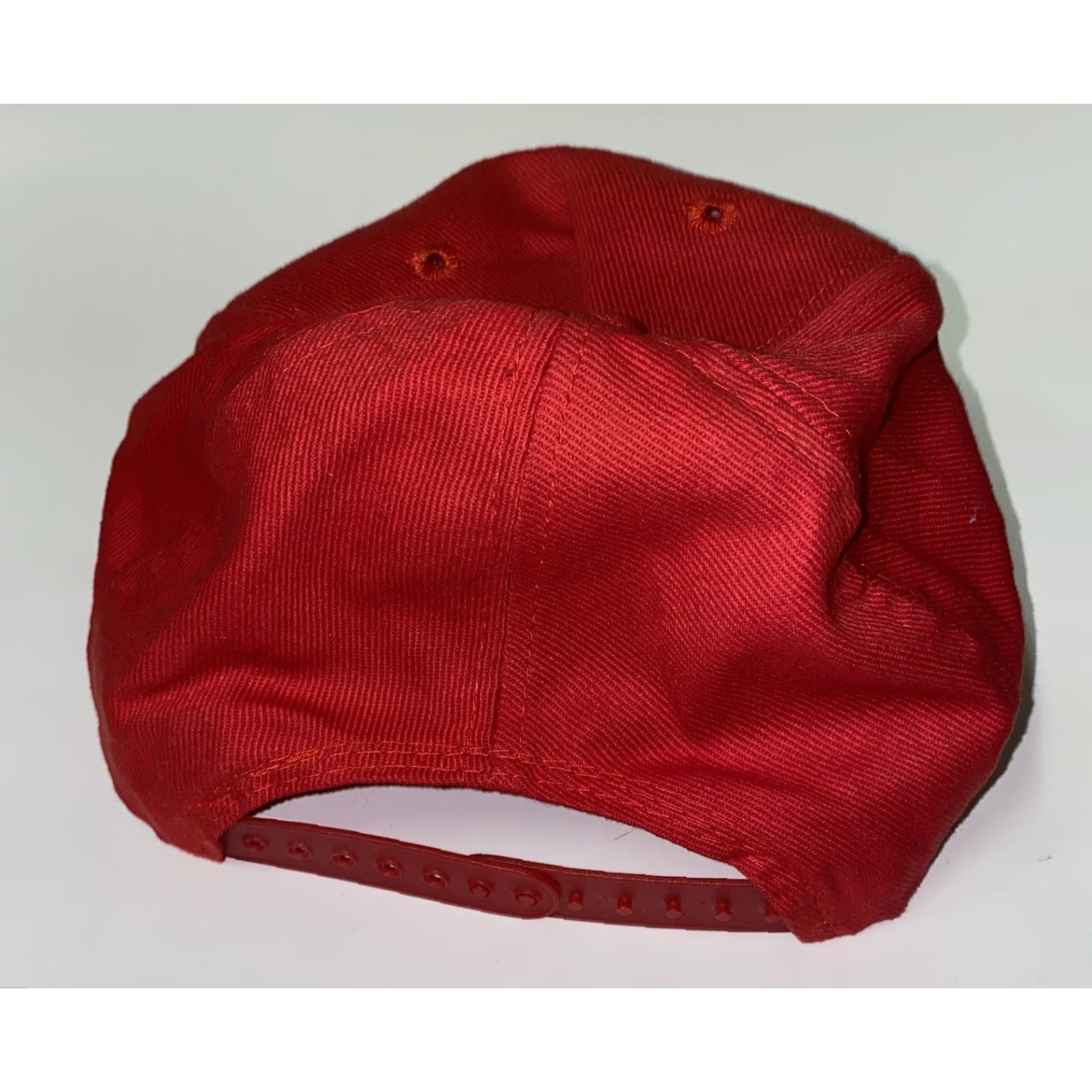 Vintage VINTAGE Unbranded Mens Red USA Snapback Adjustable Hat Size ONE SIZE - 5 Thumbnail