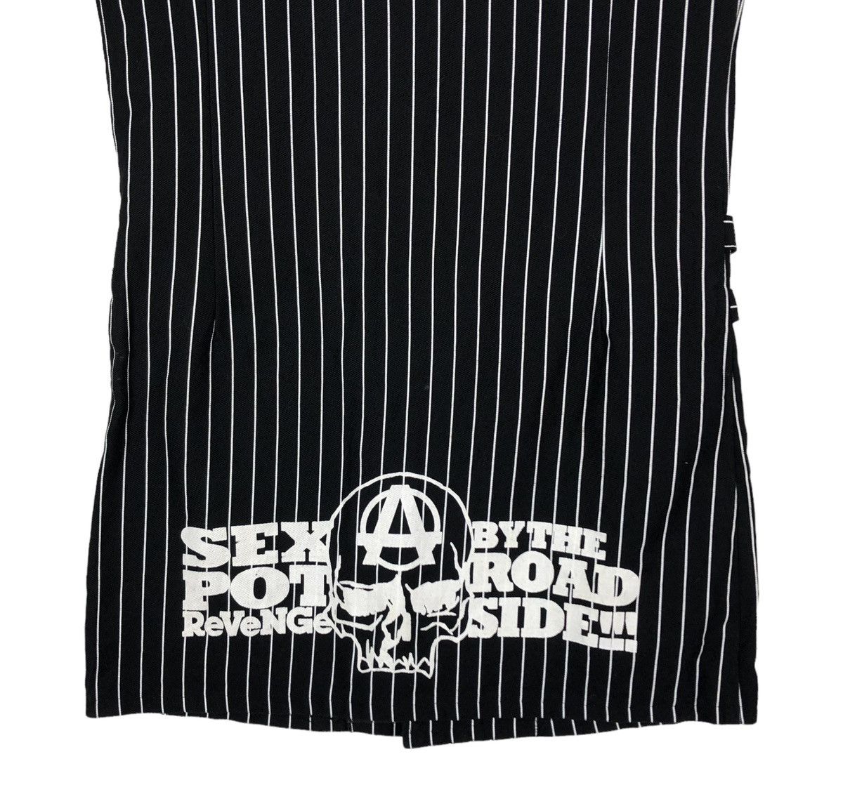 Japanese Brand BIKER TANKTOP SEX POT REVENGE FOR THE PUNK STRIPE PARACHUTE Size US M / EU 48-50 / 2 - 9 Thumbnail