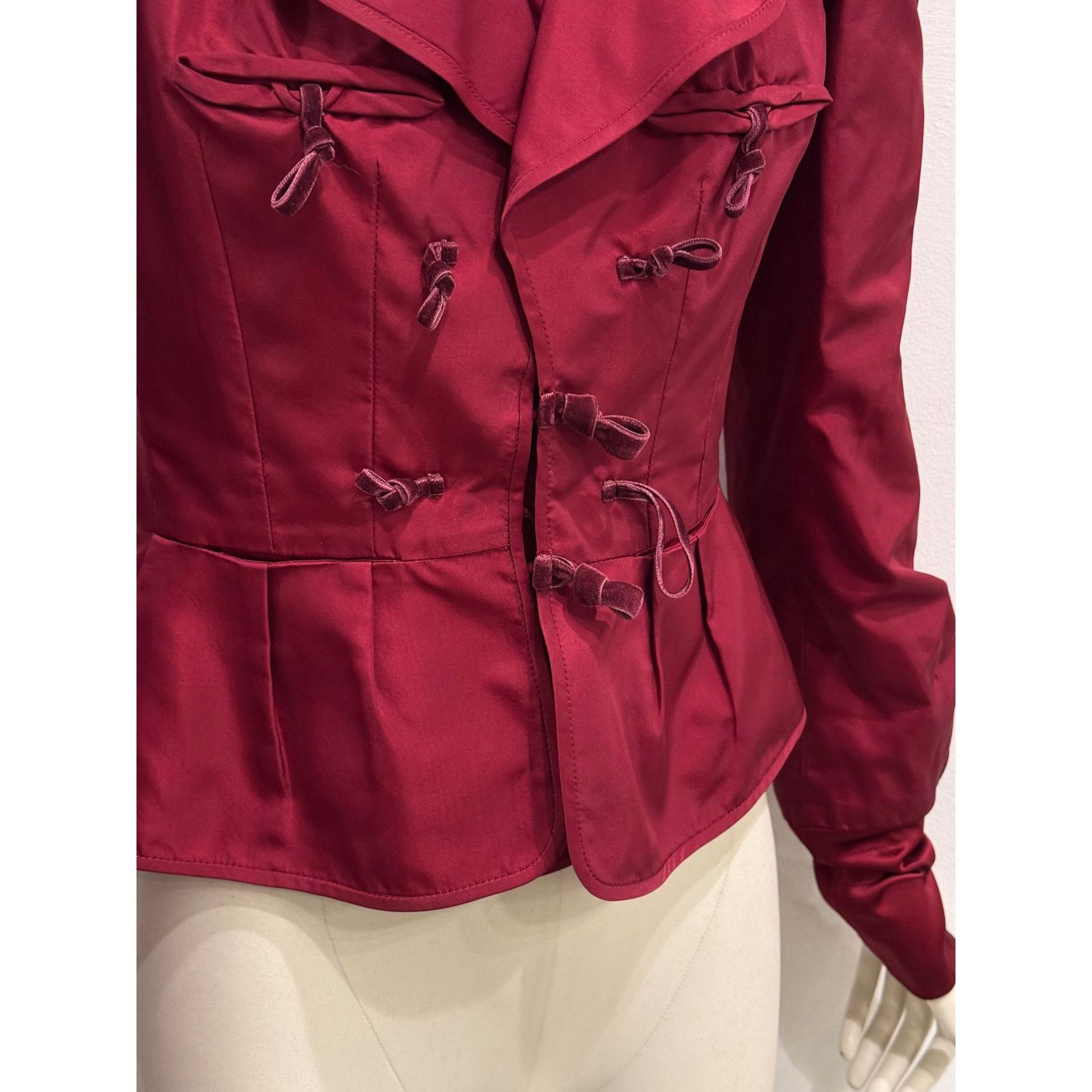 Saint Laurent Paris 2004 Yves Saint Laurent by Tom Ford runway pagoda jacket Size S / US 4 / IT 40 - 7 Thumbnail