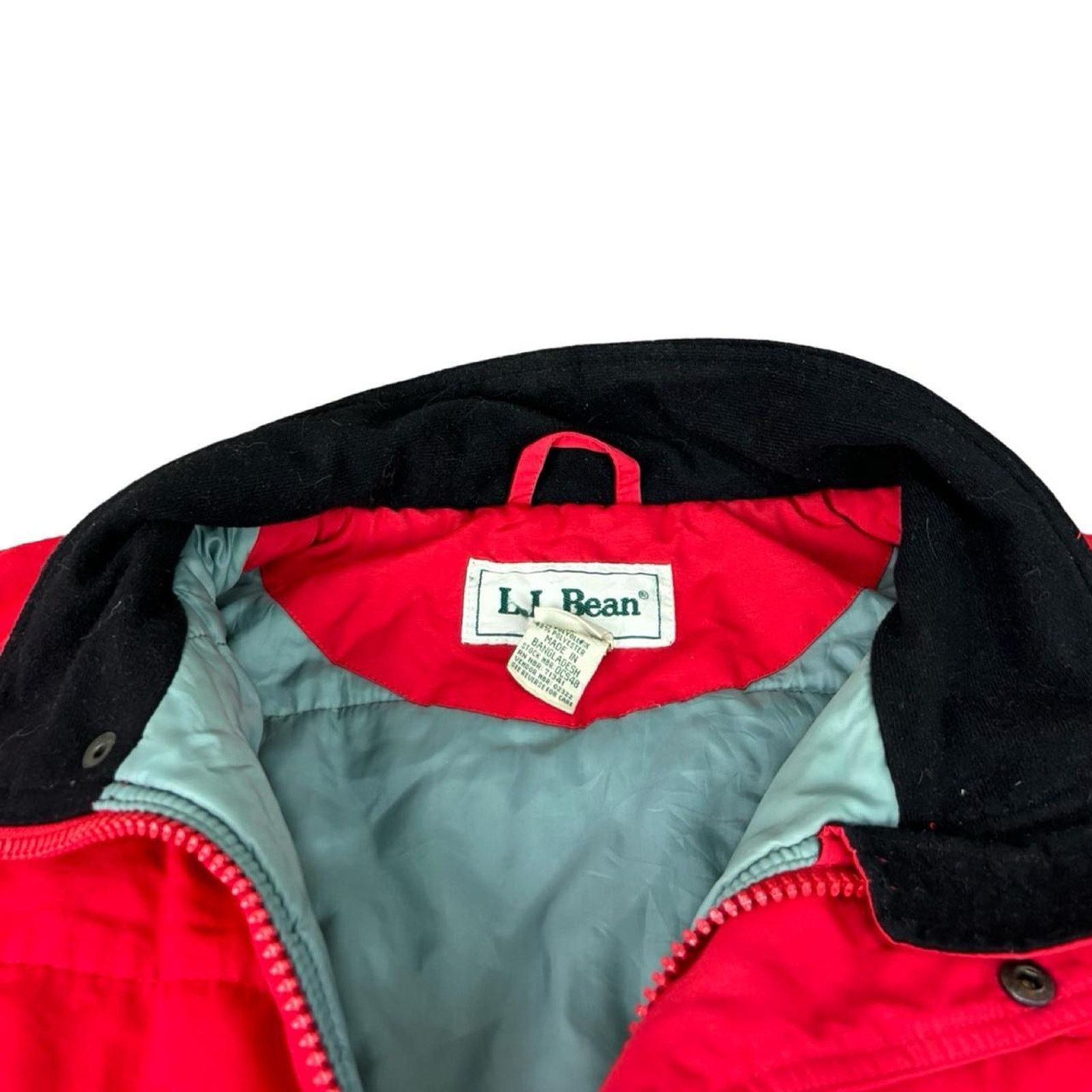 L.L. Bean × The North Face × Vintage Vintage 90s L.L. Bean Insulated Winter Jacket Size US L / EU 52-54 / 3 - 3 Thumbnail