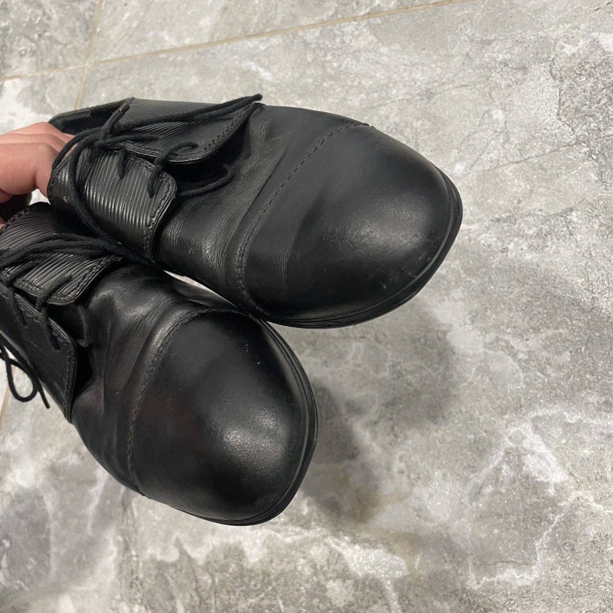Louis Vuitton LOUIS VUITTON Shoes Loafers LV Logo boots black old money Size US 8.5 / EU 41-42 - 7 Thumbnail