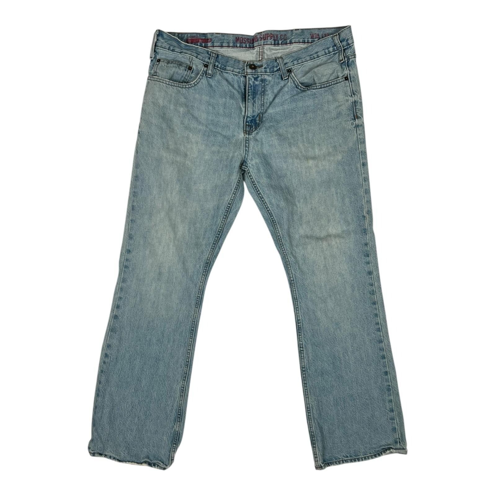 Mossimo Vintage Mossimo Supply Co Jeans Mens 38x32 Blue Light Wash S Size US 38 / EU 54 - 1 Thumbnail