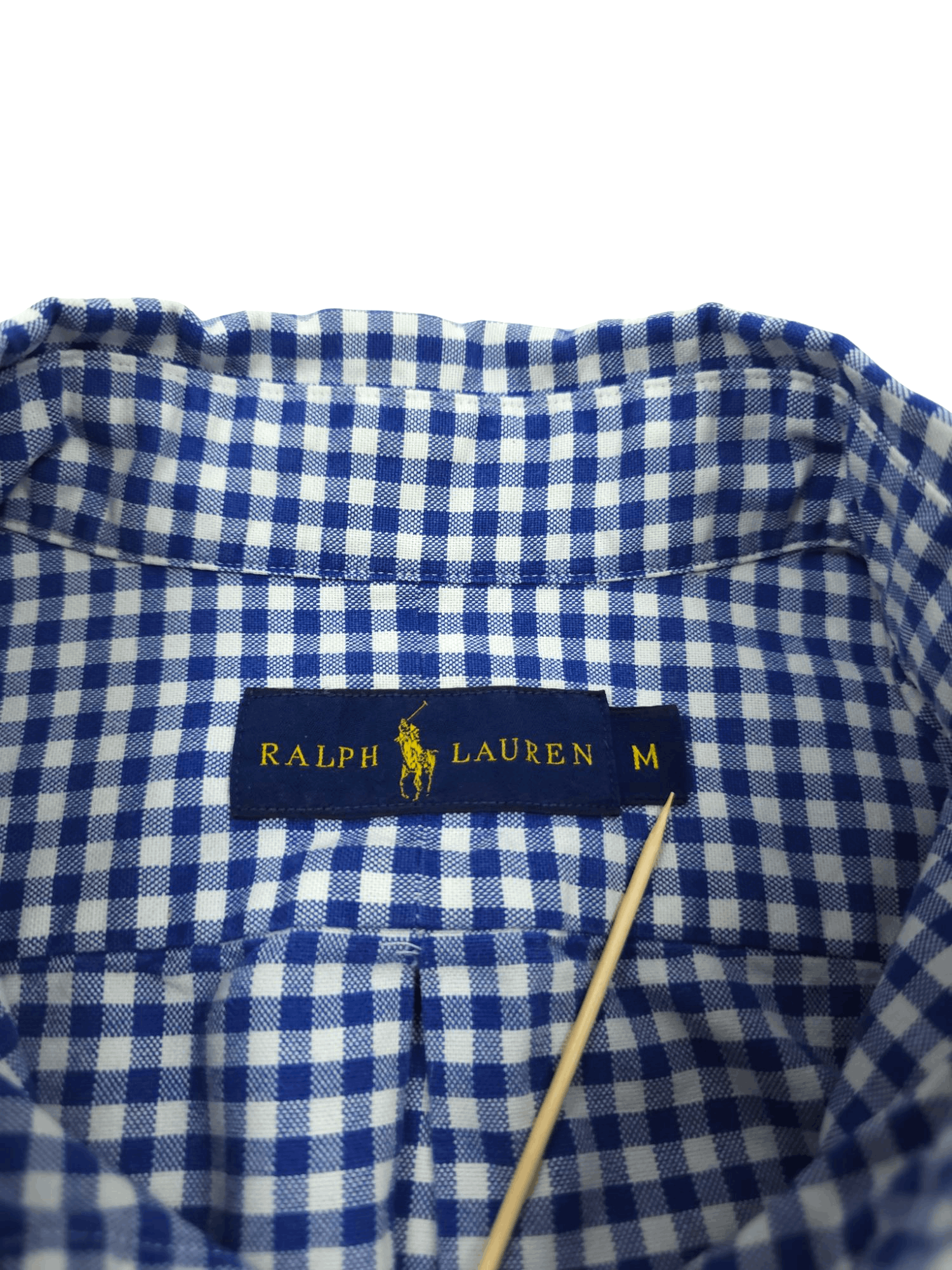 Polo Ralph Lauren 💎 Vintage Ralph Lauren Blue Checked Classic Button Shirt Size US M / EU 48-50 / 2 - 9 Thumbnail