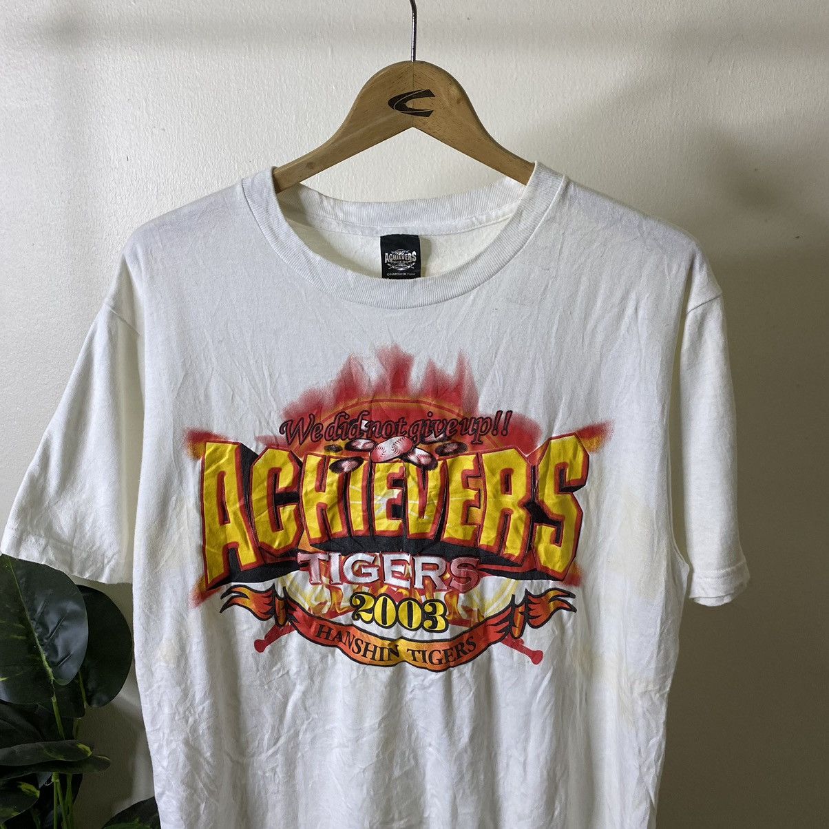 Japanese Brand Vintage 2003 Hanshin Tigers Achievers MLB Bathing Ape Style Size US L / EU 52-54 / 3 - 2 Thumbnail