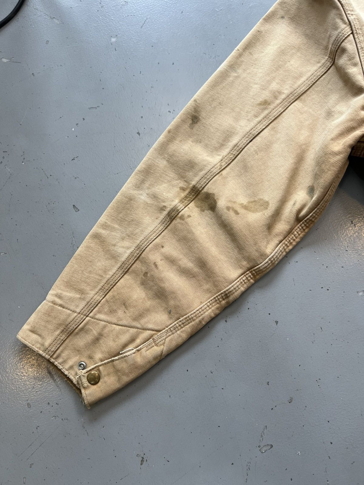 Carhartt × Vintage Dusty tan vintage carhartt quilted line Detroit - L Size US L / EU 52-54 / 3 - 10 Thumbnail