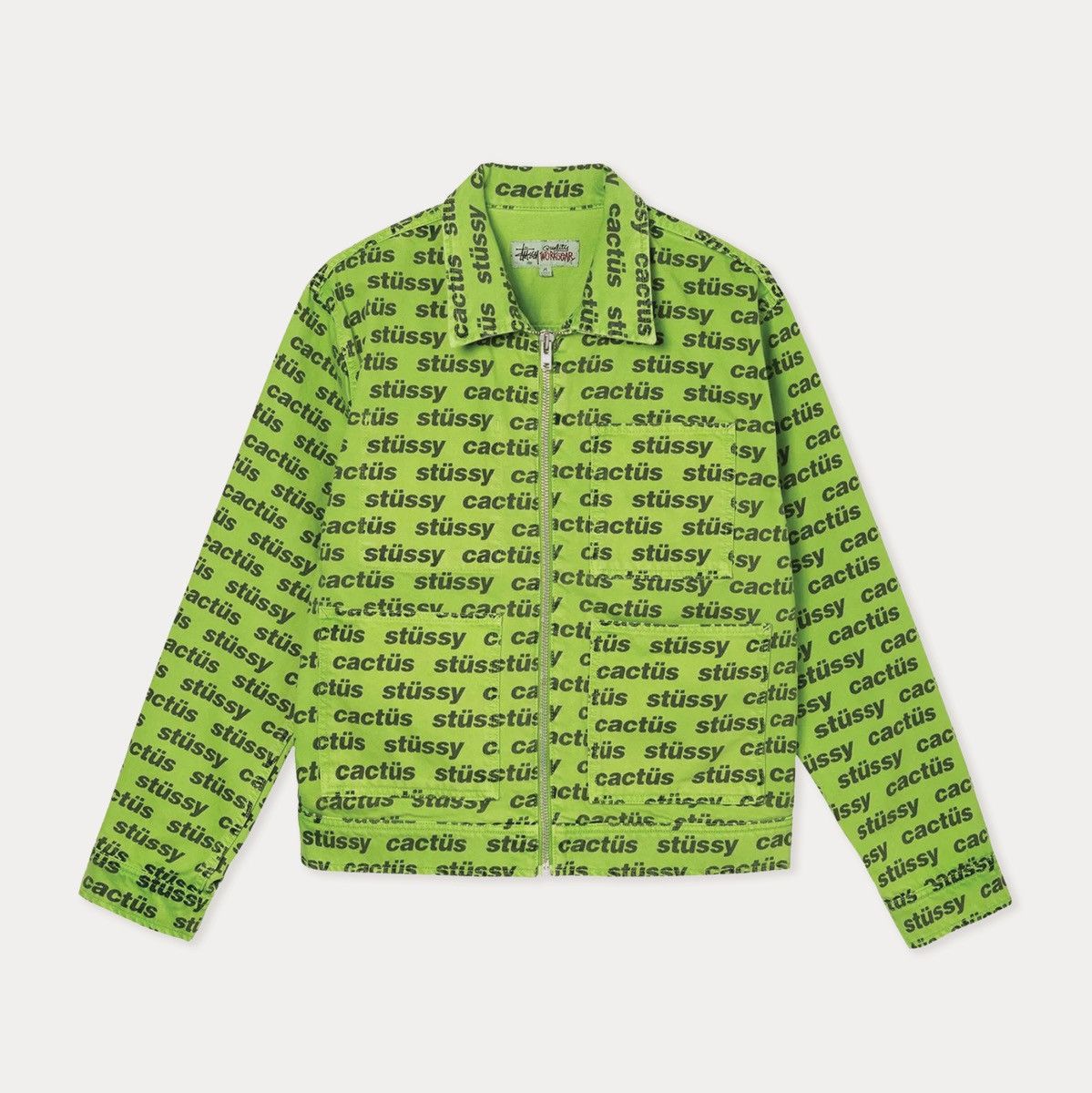 Cactus Plant Flea Market × Stussy Stüssy × Cactus Plant Flea Market Jacket – All Over Logo Size US XL / EU 56 / 4 - 1 Thumbnail