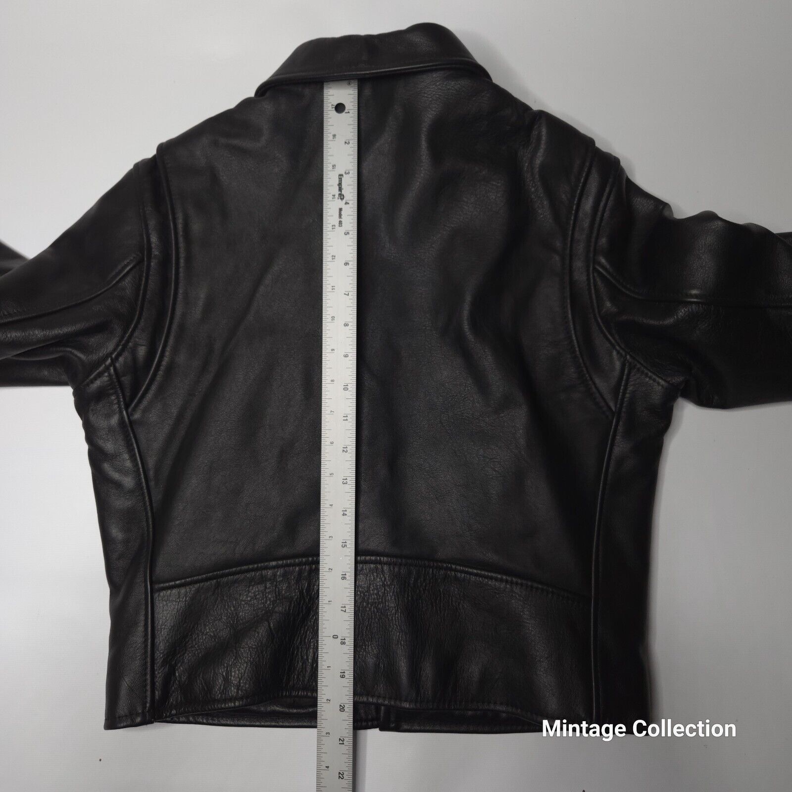Other VINTAGE JOHNSON LEATHERS BLACK LEATHER MOTORCYCLE JACKET 8 Size M / US 6-8 / IT 42-44 - 15 Thumbnail