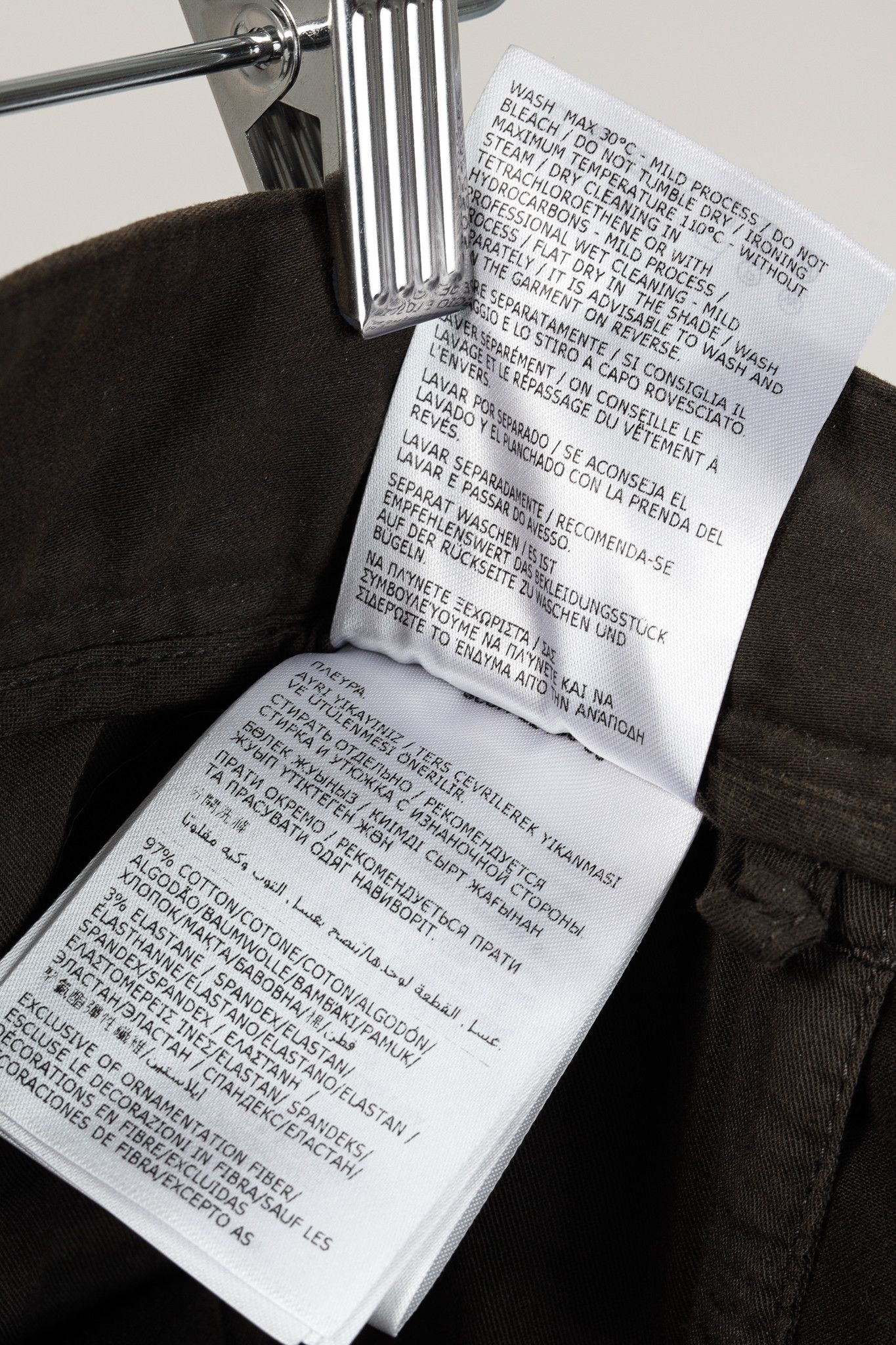 Moncler Moncler Military Khaki Wide-Leg Stretch-Cotton Cargo pant Size US 34 / EU 50 - 13 Thumbnail