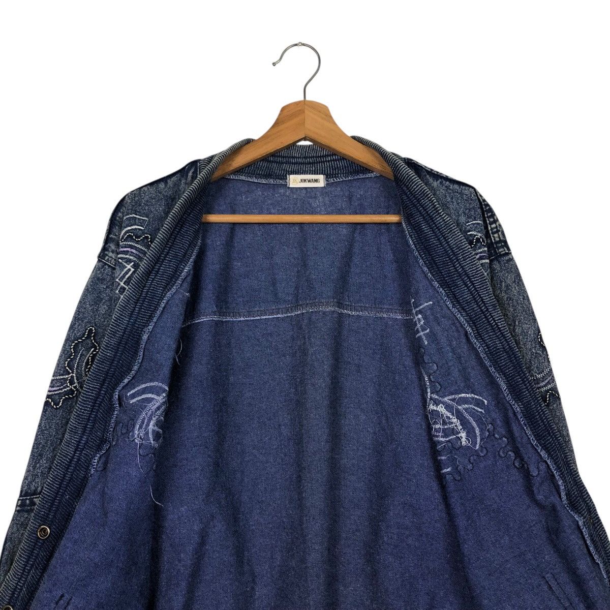 Japanese Brand 📌Vtg Denim Indigo Worker Jacket Jokwang Issey Miyake Size US M / EU 48-50 / 2 - 15 Thumbnail